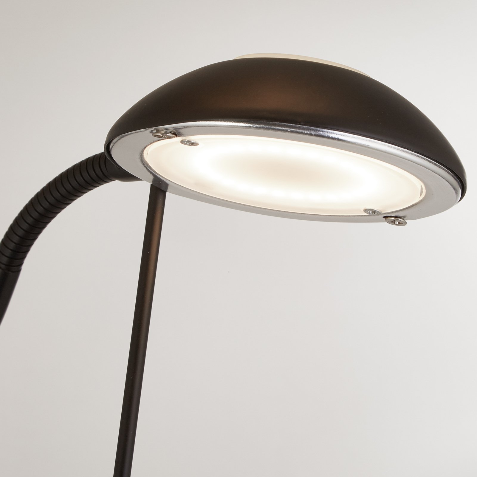 LED vloerlamp Moeder & Kind, zwart, laadoppervlak, dimbaar