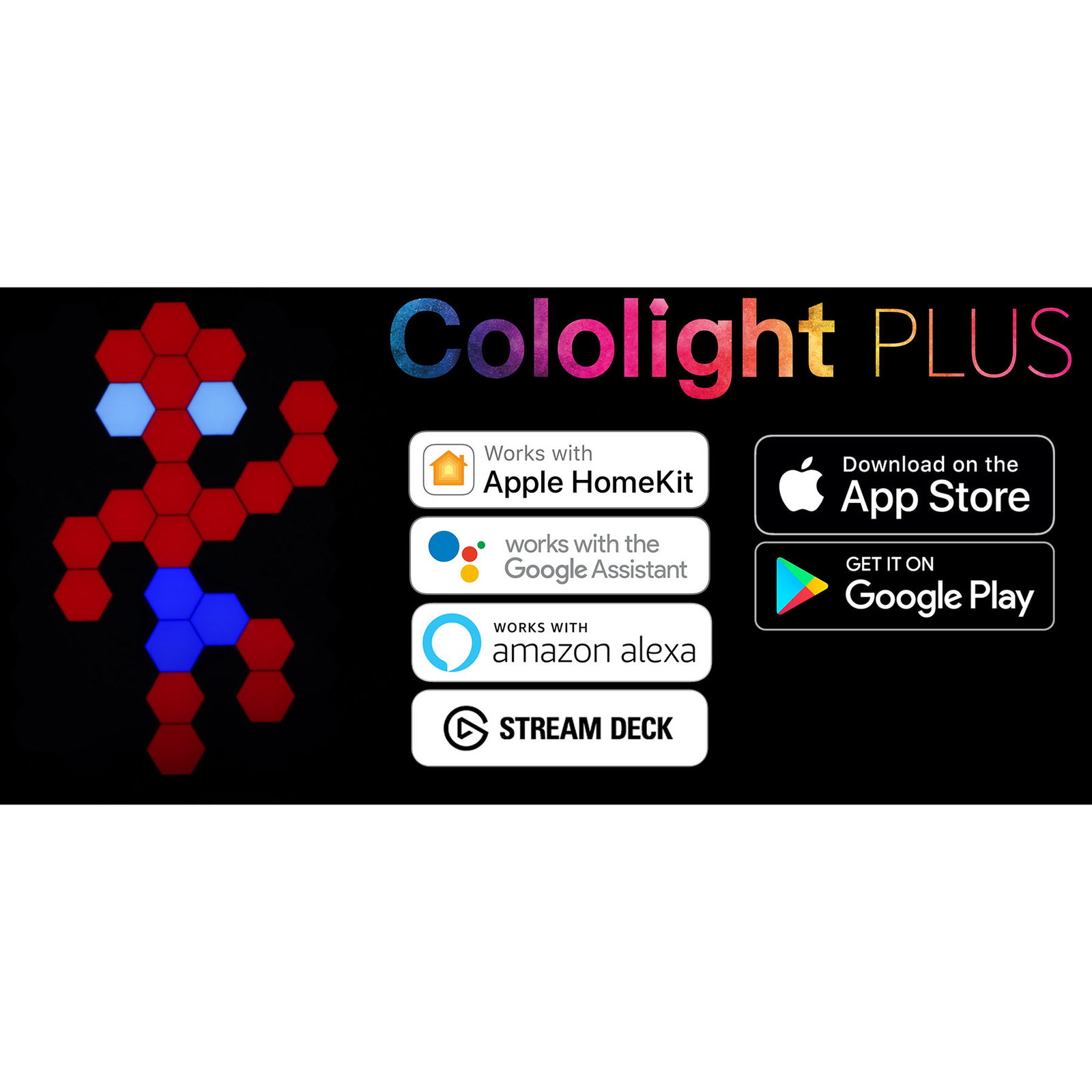 Cololight Plus starter set, 3 módulos con base