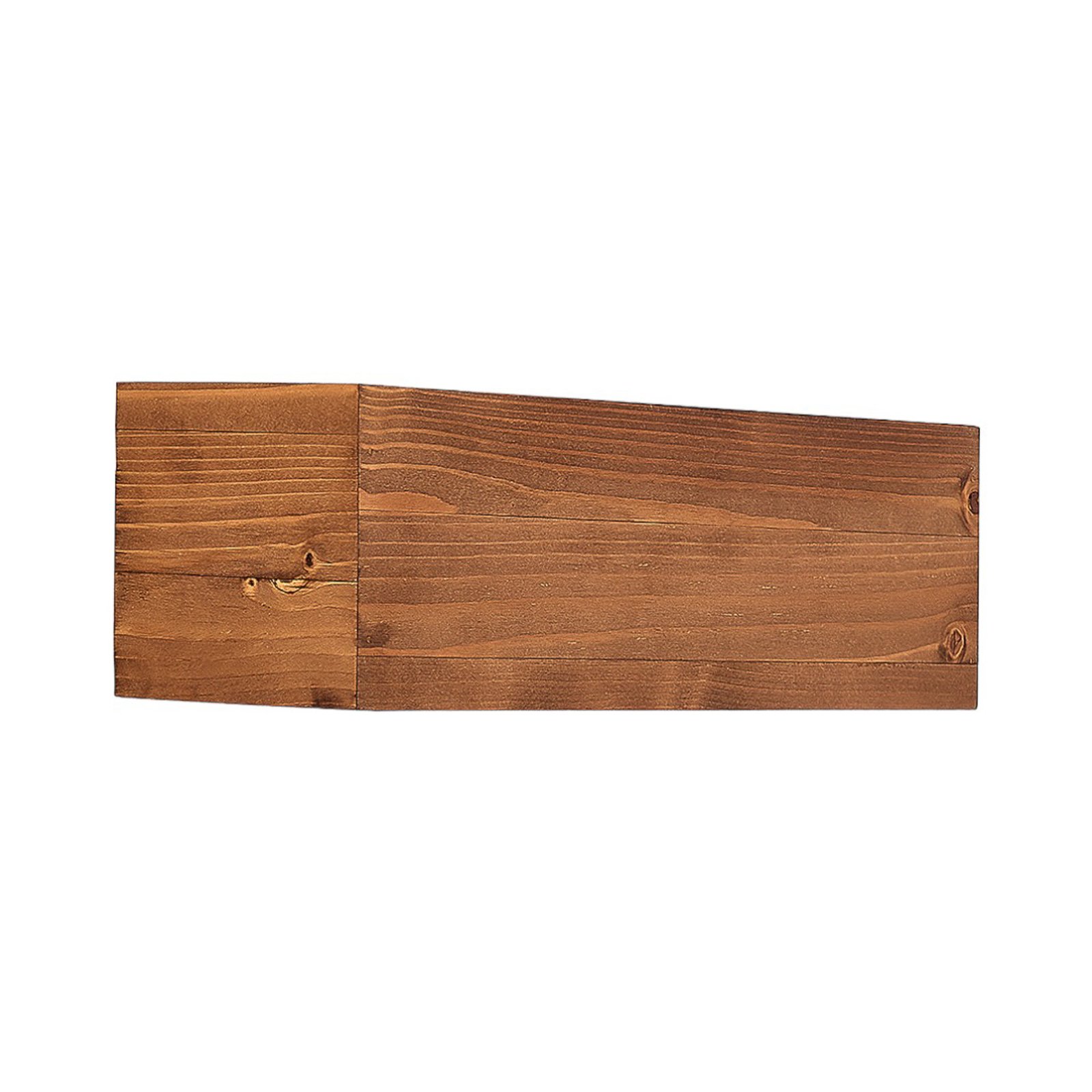 Lindby Benicio wooden LED wall light angular 37 cm
