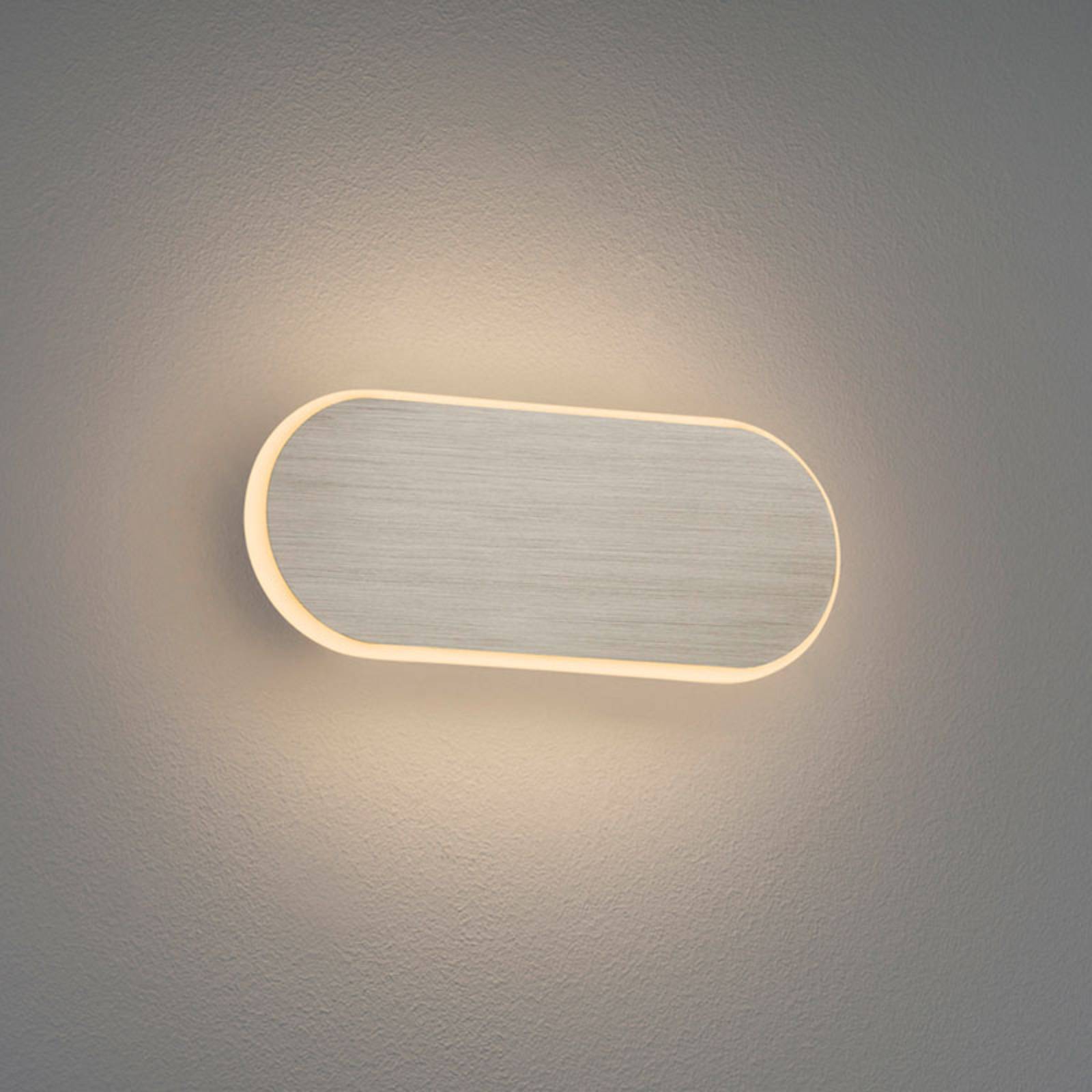 Carlo LED-væglampe, Switchdim, 20 cm, mat nikkel (4017807468823)