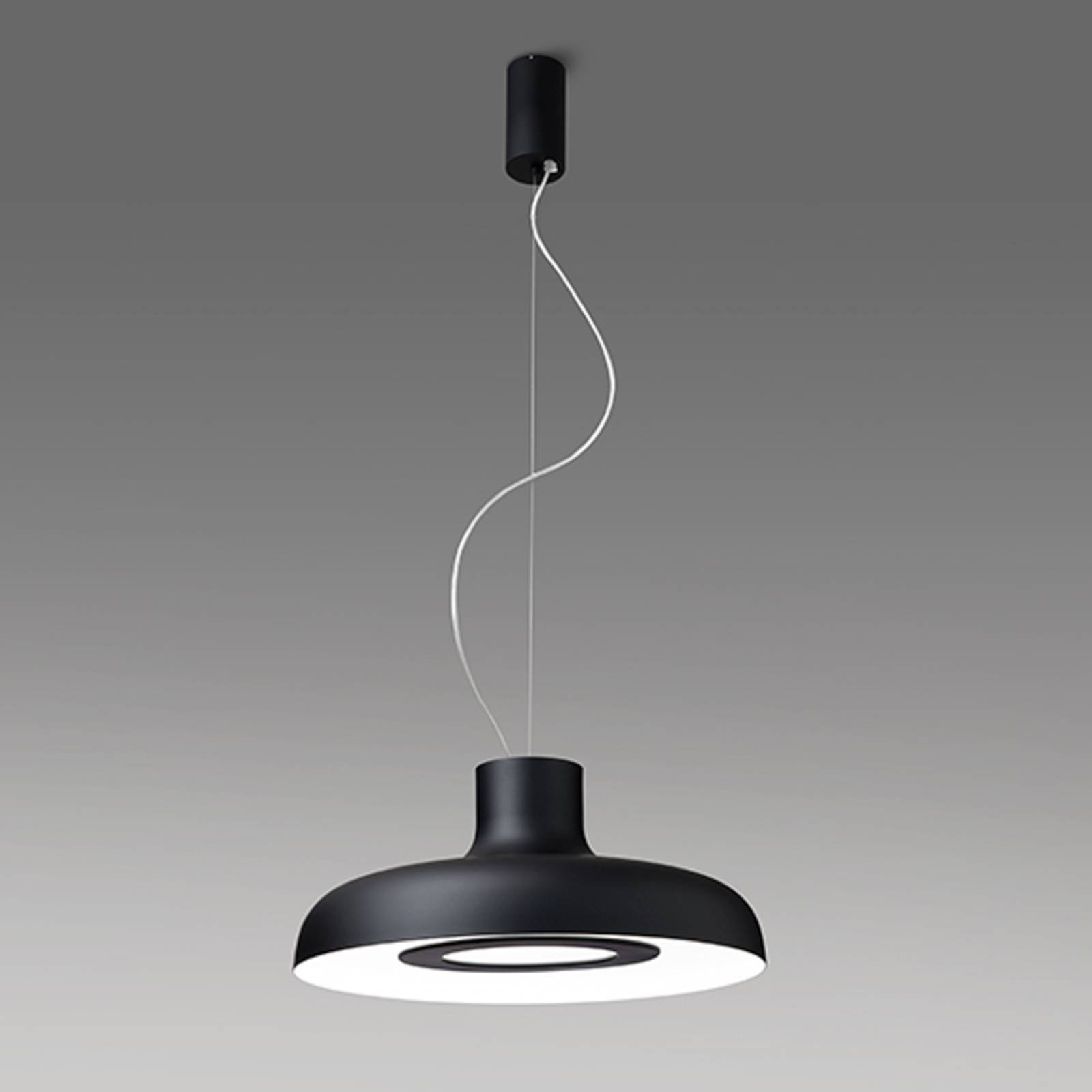 ICONE Duetto Suspension LED 927 Ø35cm noir/blanc