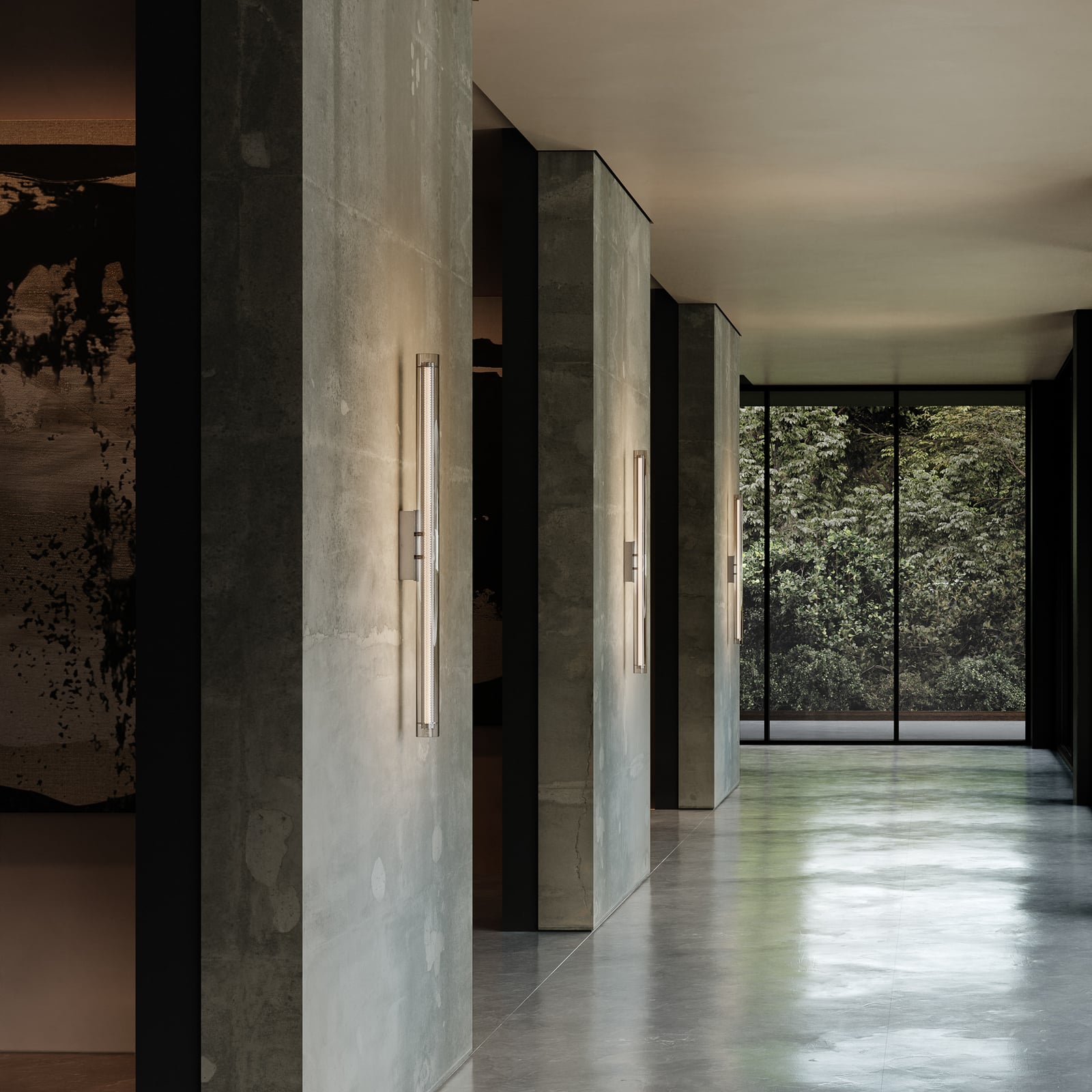 Frame LED wandlamp, 100 cm, chroom, dimbaar - 101 Copenhagen