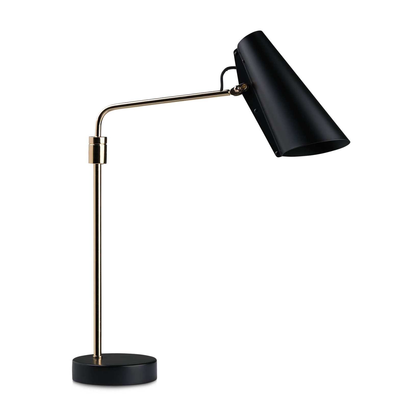 Northern Birdy Swing stolní lampa černá/mosazná