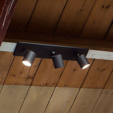 Philips Hue Runner 3-spot svart dimmebryter