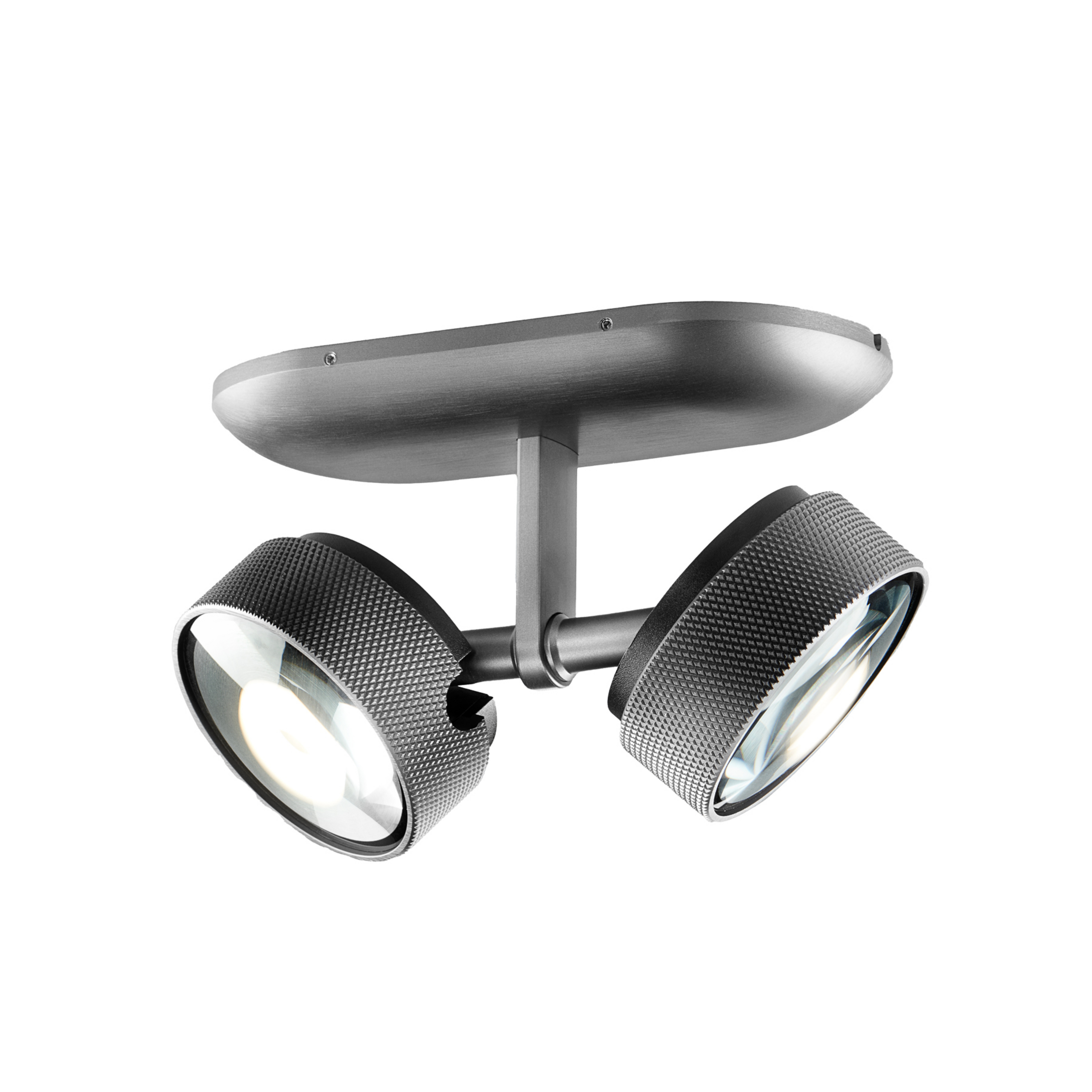 Cosmo C2 LED stropni reflektor titanijsko siva, CCT, 2 žarulje. - Light Point