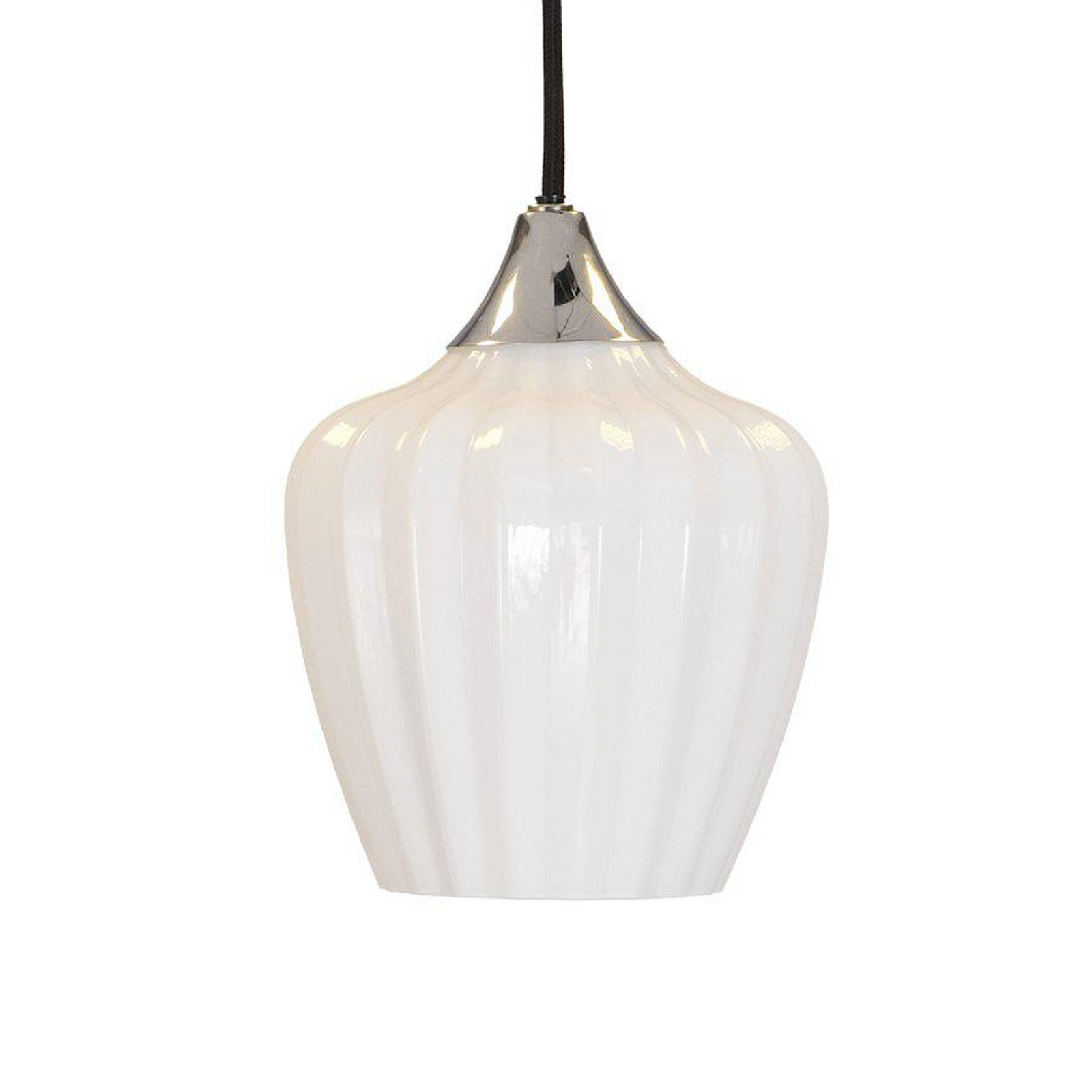 Rippvalgusti Amalfi, opaalvalge, Ø 14 cm, klaas, E14, pistik Rippvalgusti Amalfi, opaalvalge, Ø 14 cm, klaas, E14, pistik