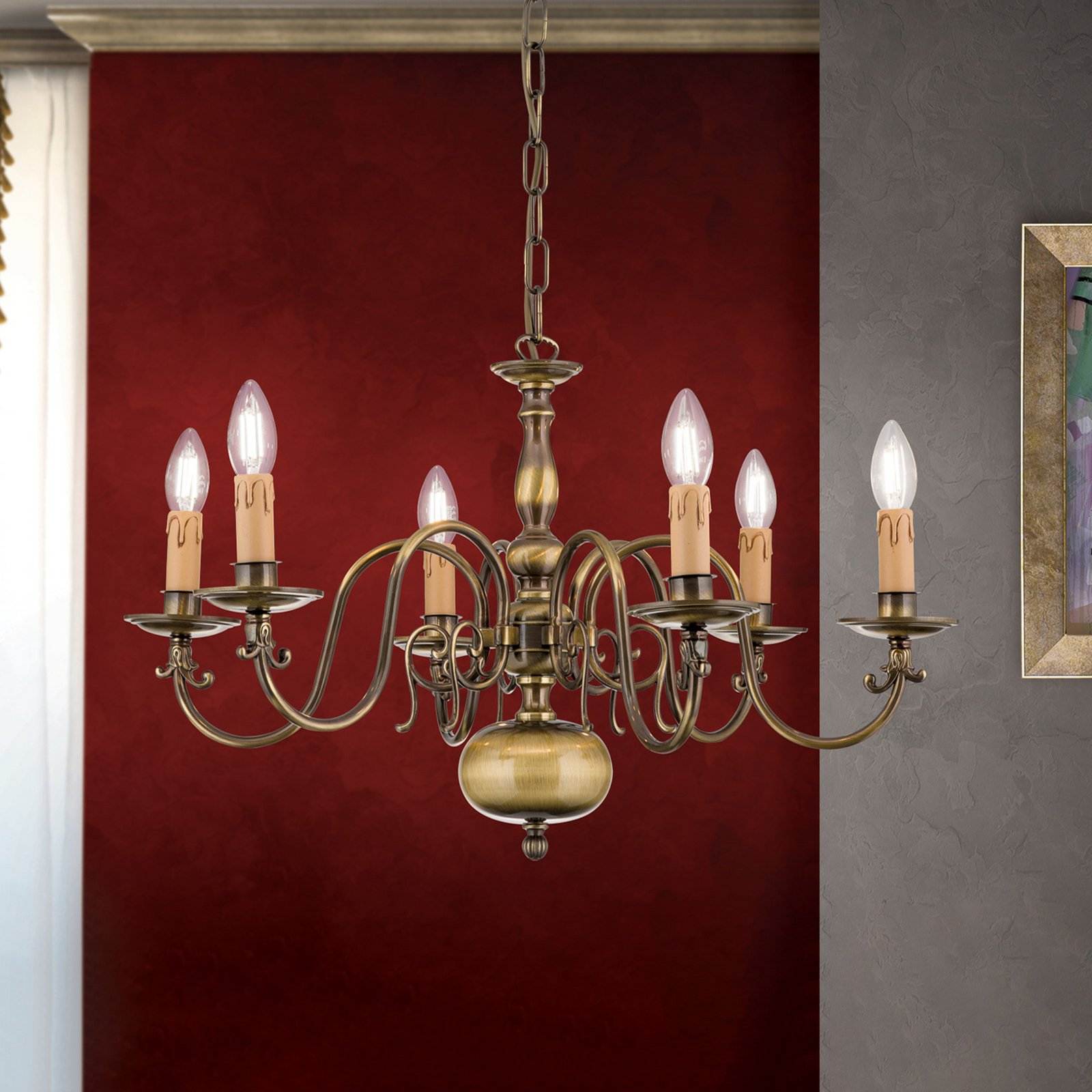 Imke Chandelier Flemish Style