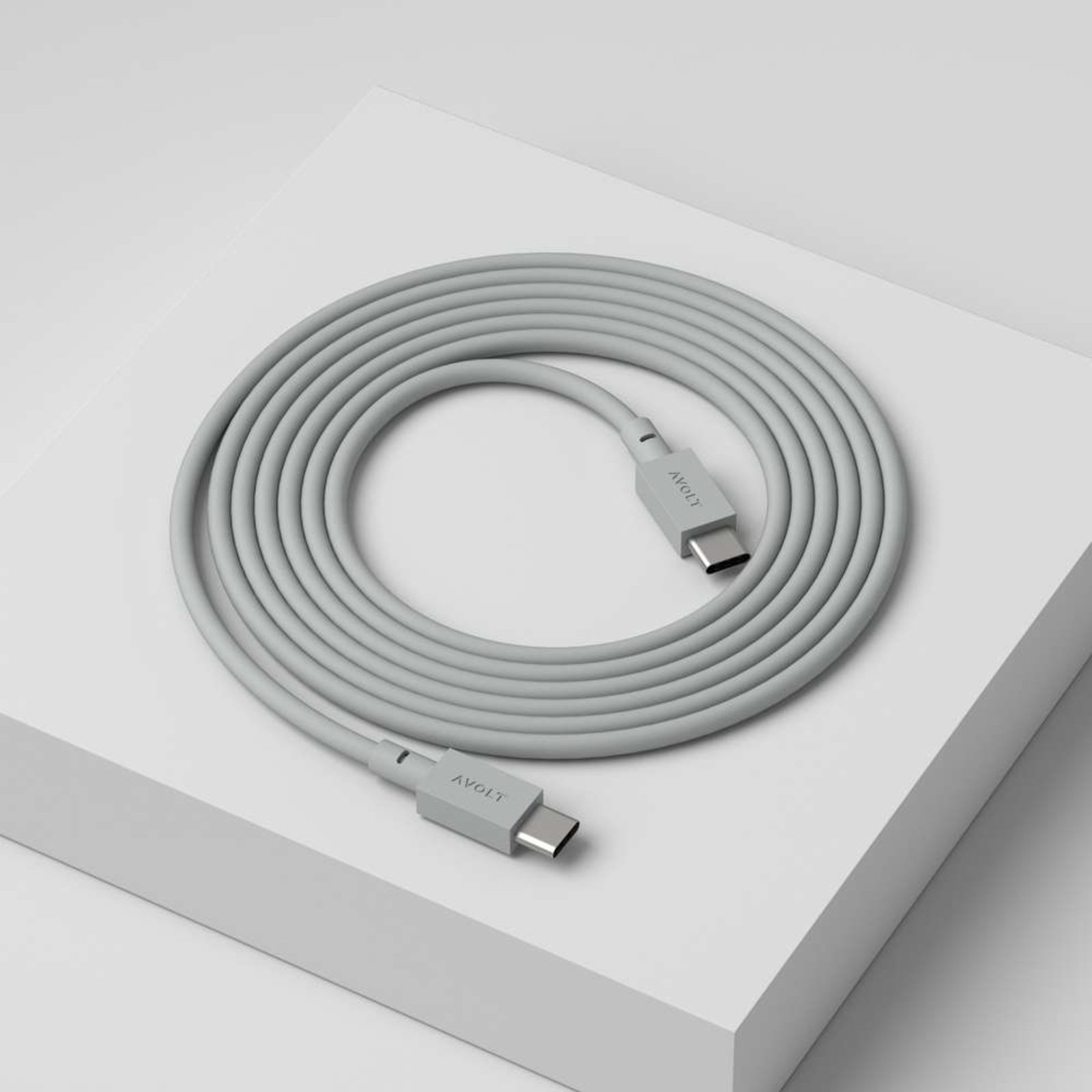 Cable 1 USB-C to USB-C 2m Gotland Gray - Avolt