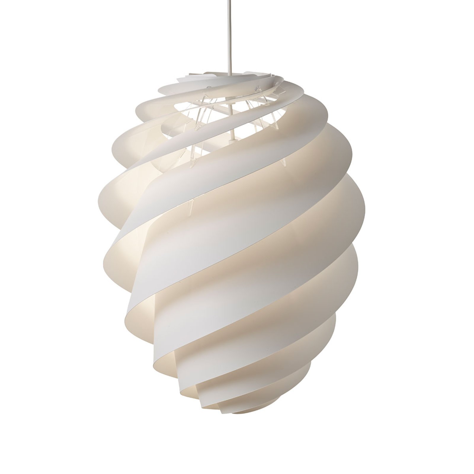 LE KLINT Swirl 2 Medium, hvid hængelampe