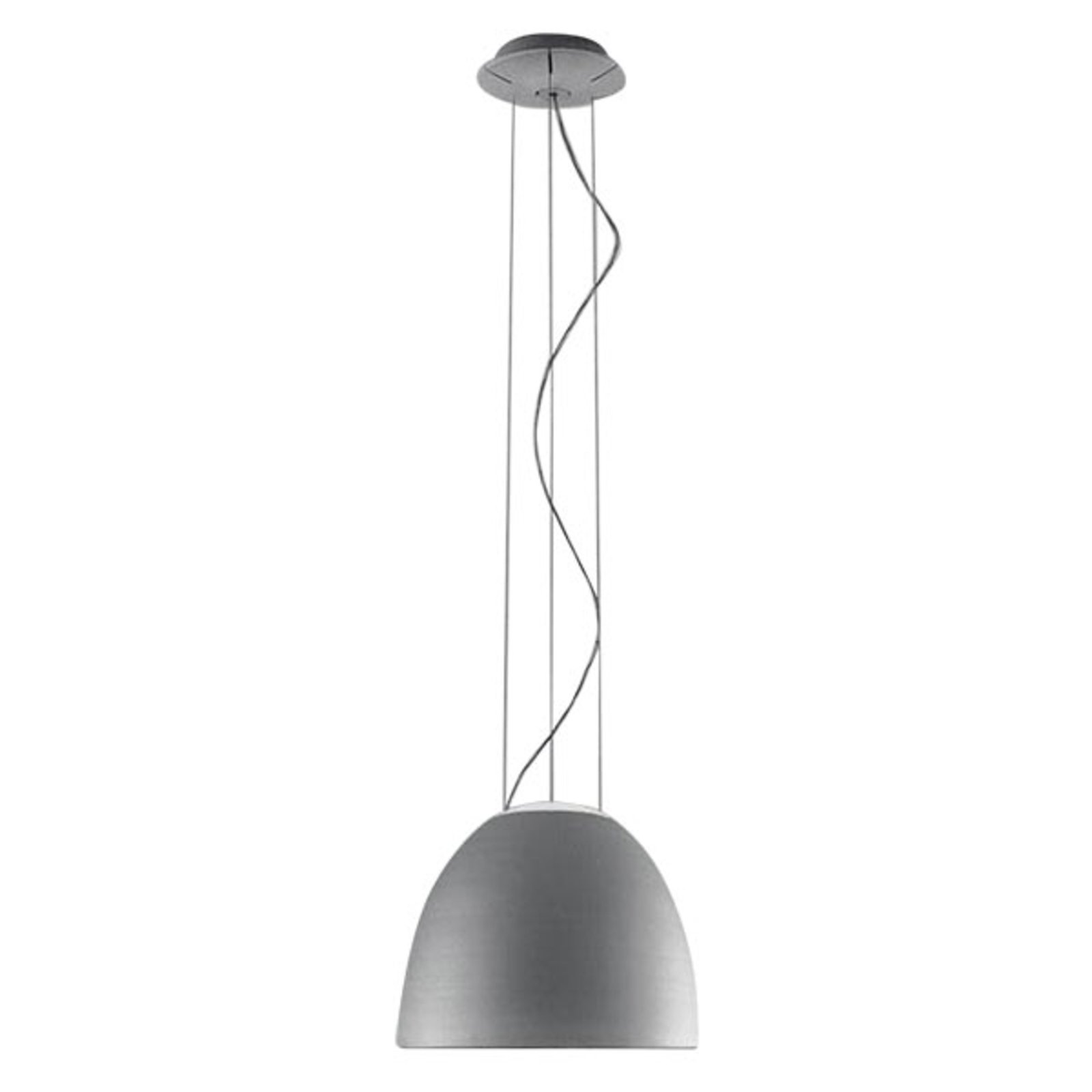 Artemide Nur Mini LED-Hängeleuchte, aluminium