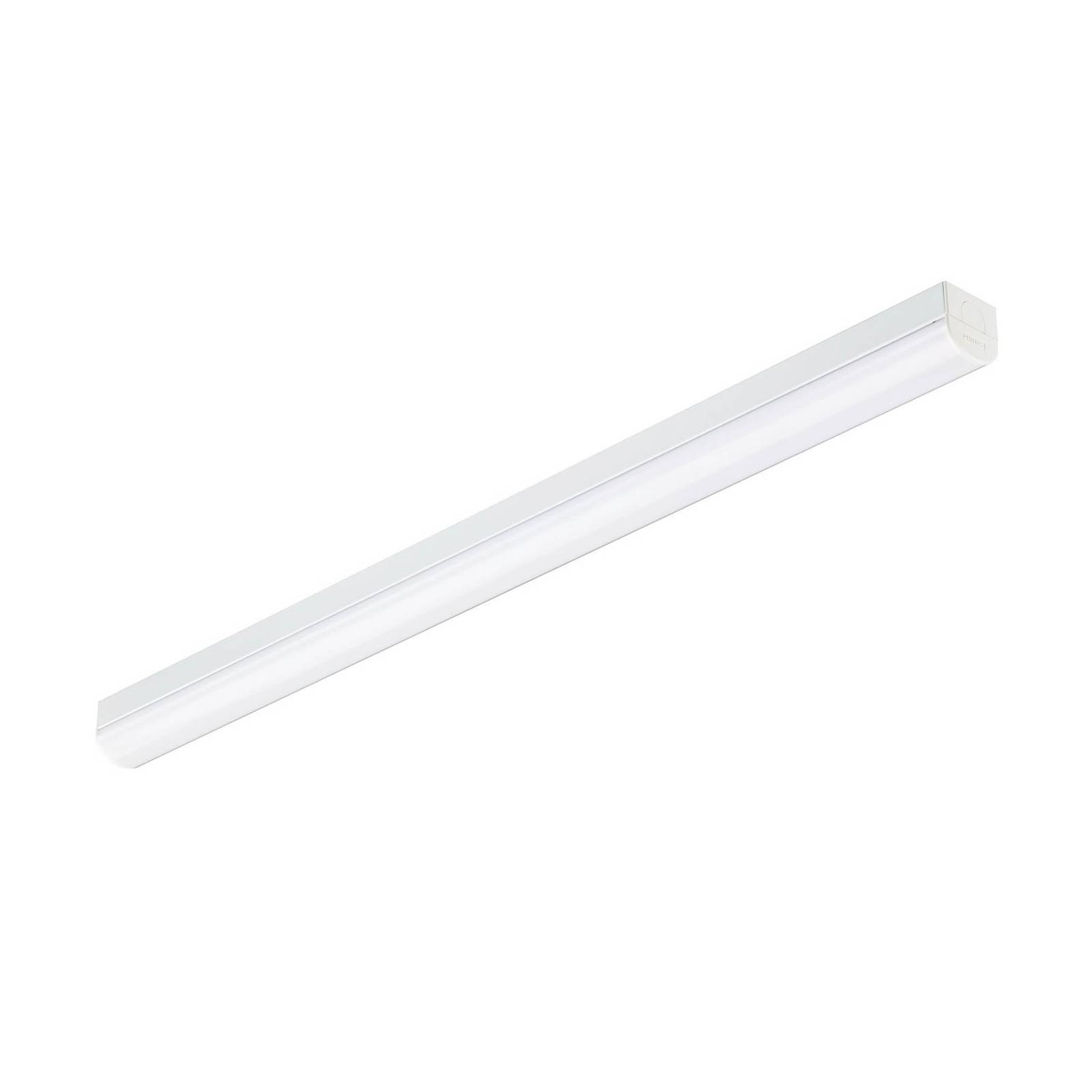 Philips Professional LED batten light BN126C LED38S/830 PSU TW1 L1200, for Hallway, steel, polycarbonate, 31 W, L: 113.5 cm, W: 6.5 cm, H: 6.5 cm