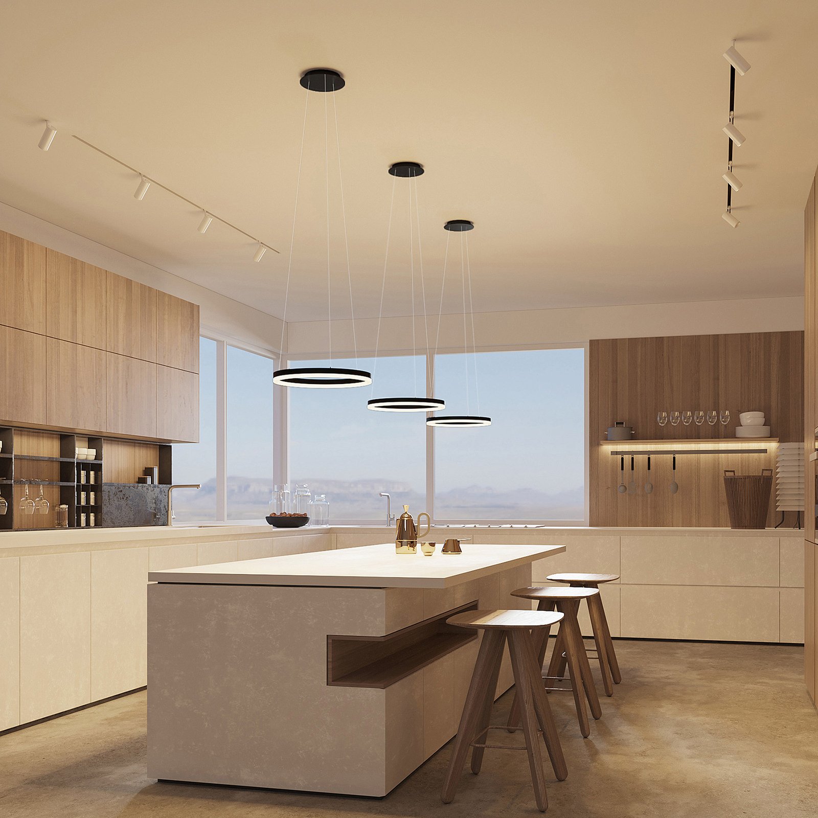 Albiona LED Pendant Ø40 Black - Arcchio