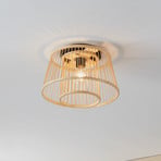 Hykeham griestu gaismeklis, Ø 38 cm, dabīgs, bambuss