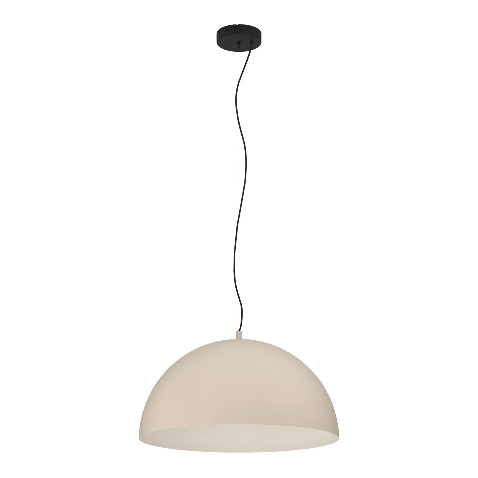 Hängeleuchte Gaetano 1, Ø 53 cm, sand/creme, Stahl