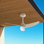 Deckenventilator Ipanema, weiß, DC, leise, Remote, IP44