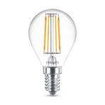 Philips Classic LED-Lampe E14 P45 4,3W klar 4.000K