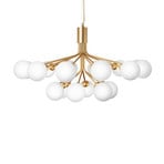 Apiales 18 Candelabru Brushed Brass/Opal White - Nuura