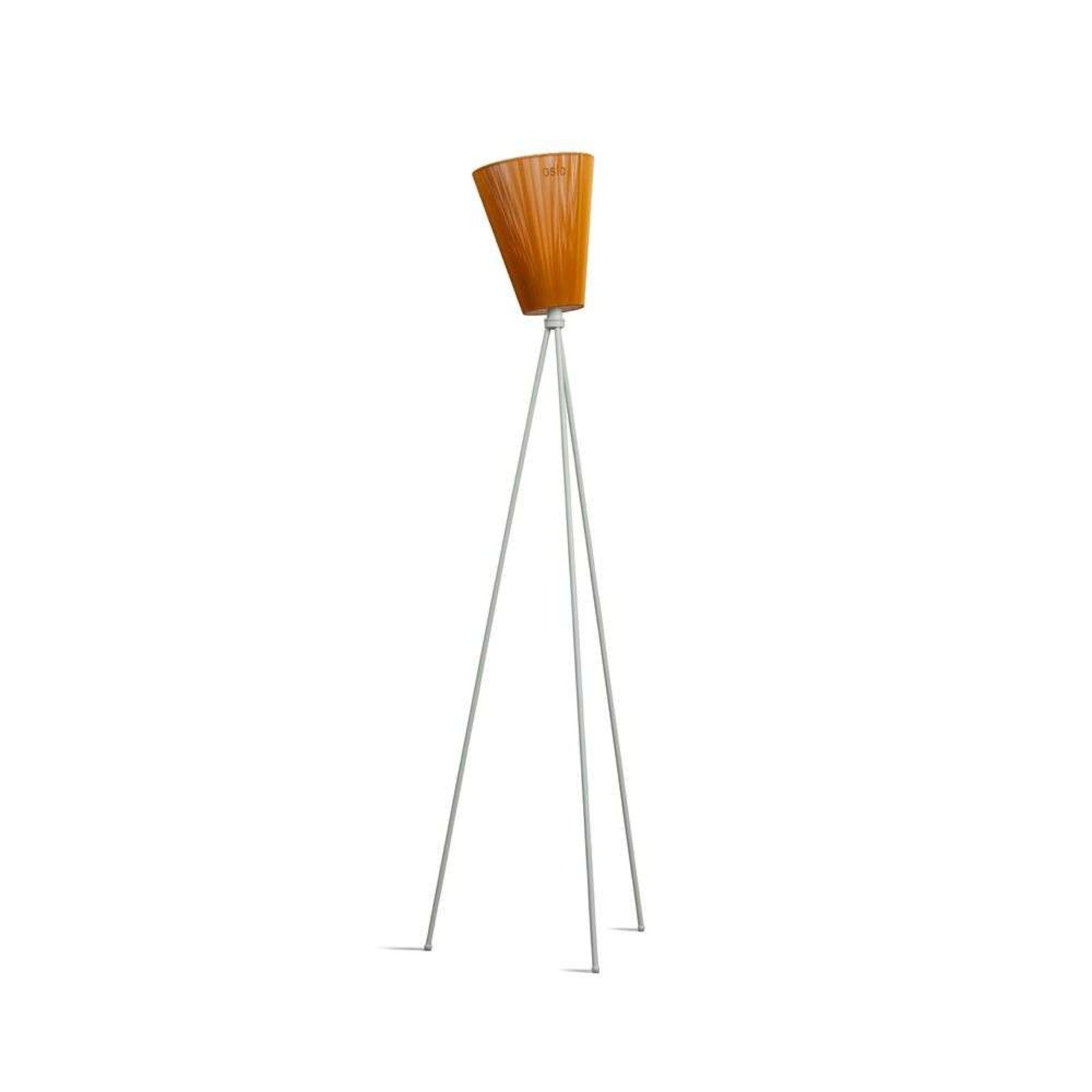 Oslo Wood Lampadar Light Grey/Caramel - Northern