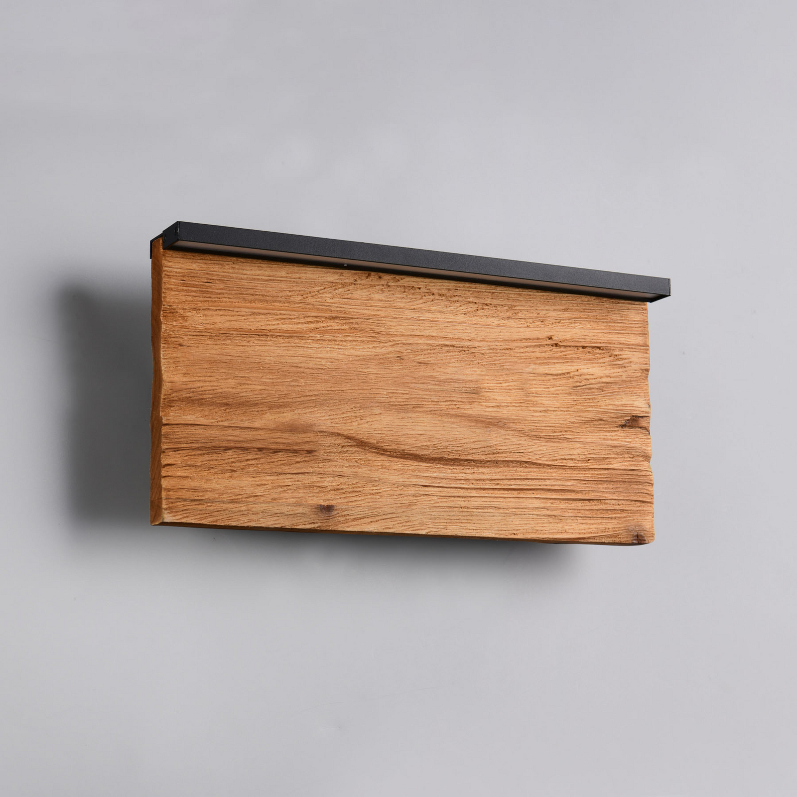 LED stenska svetilka Kalea, širina 30 cm, barva lesa, les LED stenska svetilka Kalea, širina 30 cm, barva lesa, les