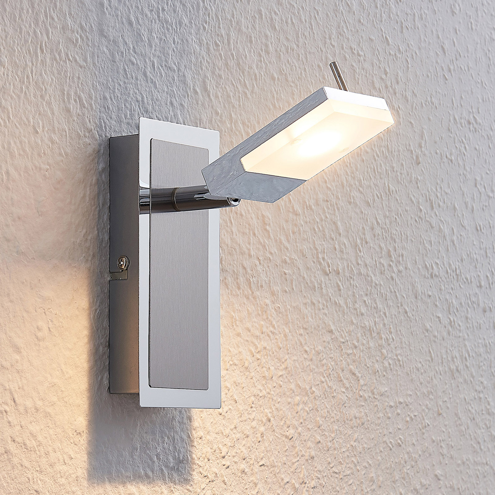 LED-Strahler Alija, verchromt, 1-flammig