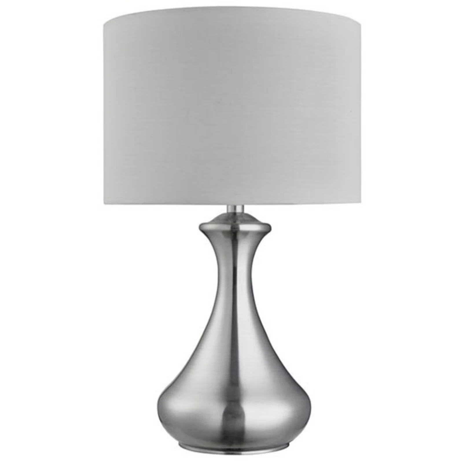Tafellamp touch 2750, gesatineerd zilver