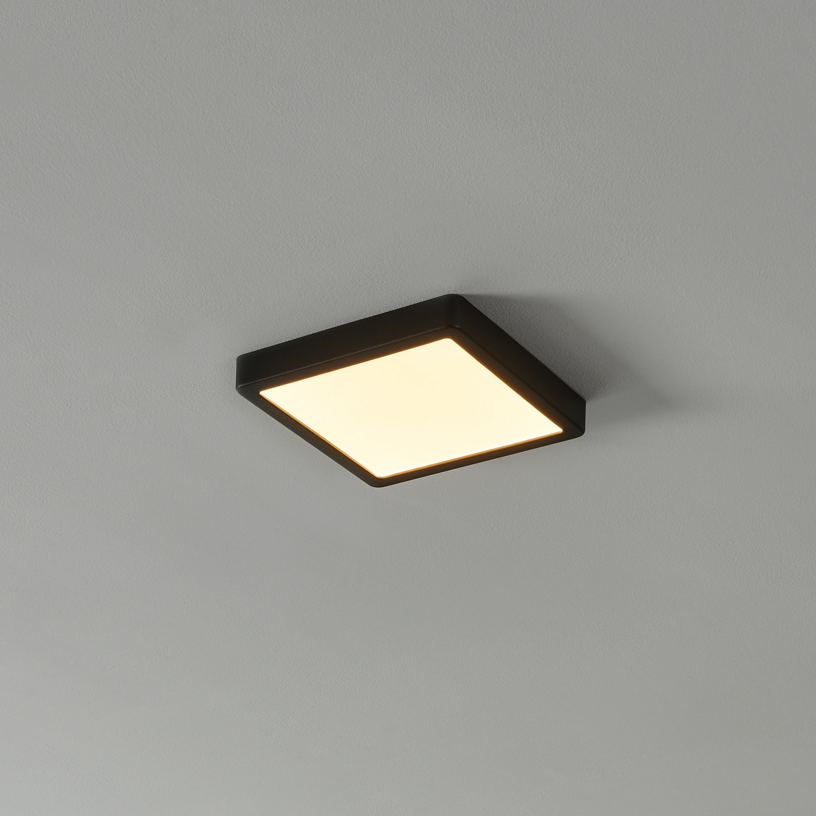 EGLO connect Fueva-Z lampa sufitowa 21x21cm czarna