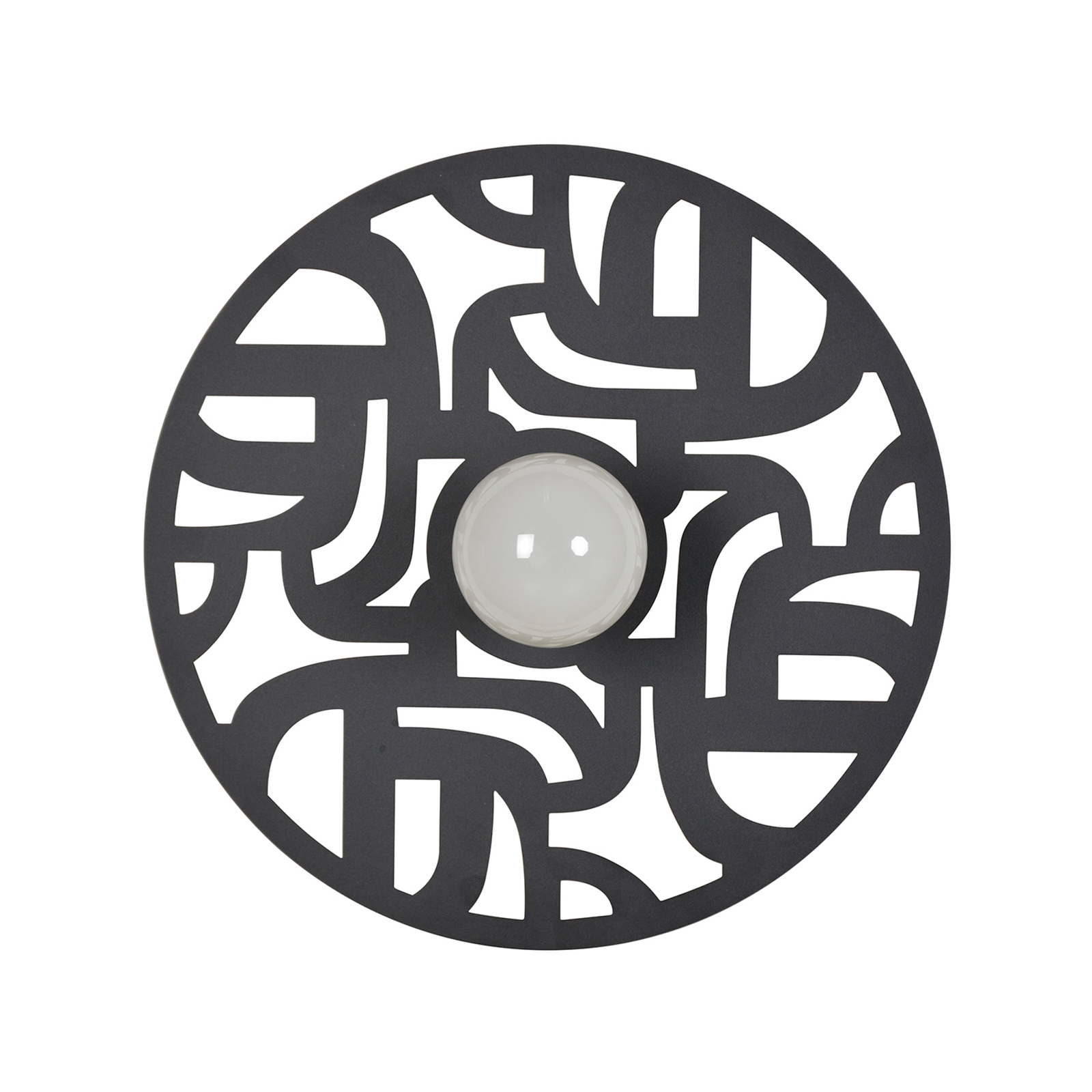 MARKET SET Labyrinthe applique, Ø 40 cm noire