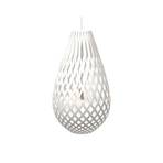 Koura Lustră Pendul H100 White 2 Sides - David Trubridge