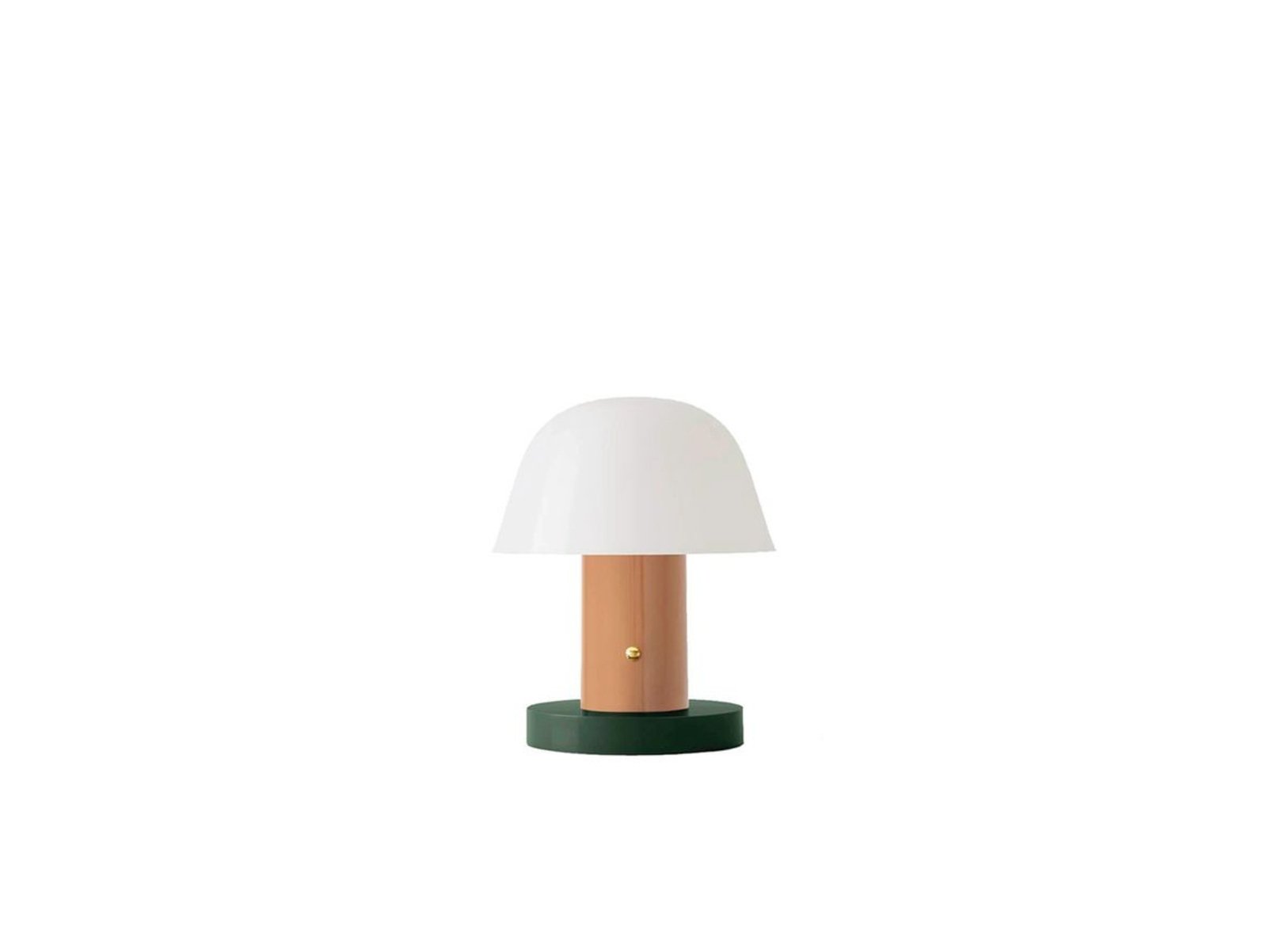 Setago JH27 Portable Lampada da Tavolo Nude/Forest - &Tradition