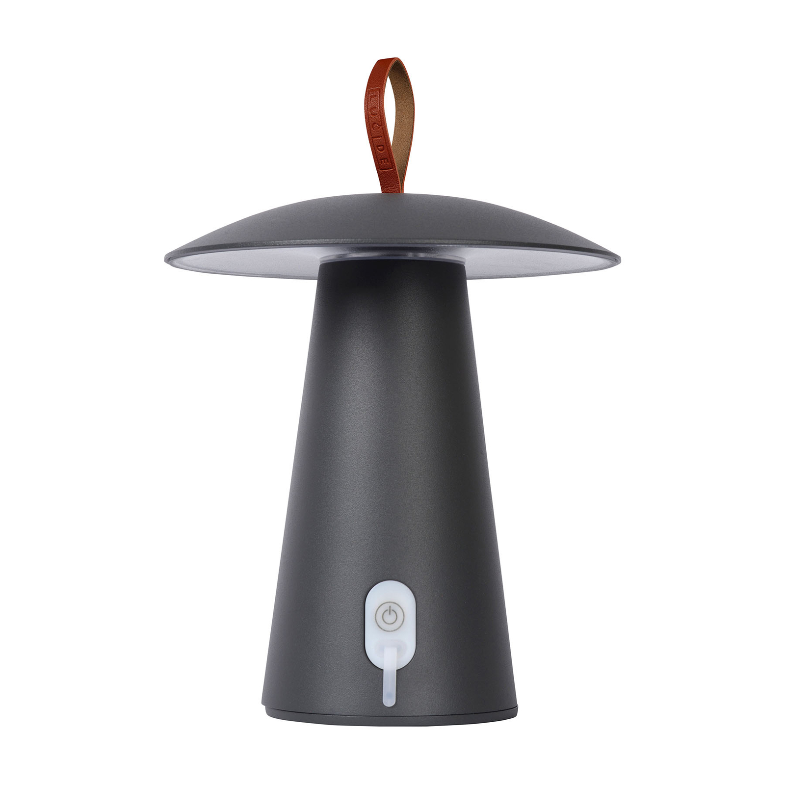 LED-Akkutischlampe La Donna, Aluminium, dimmbar