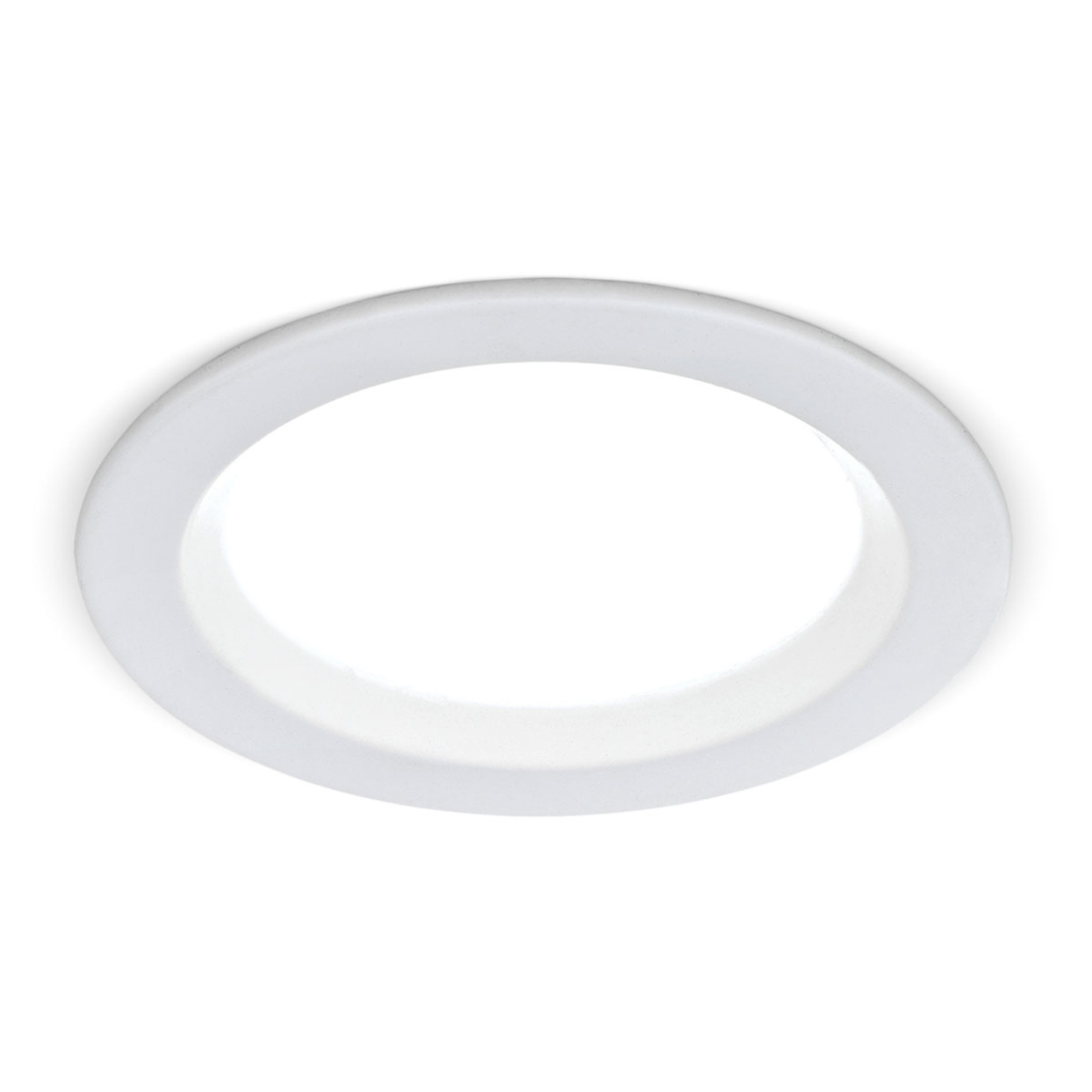 Dimmbare LED-Einbauleuchte Spock Ø 9 cm weiß