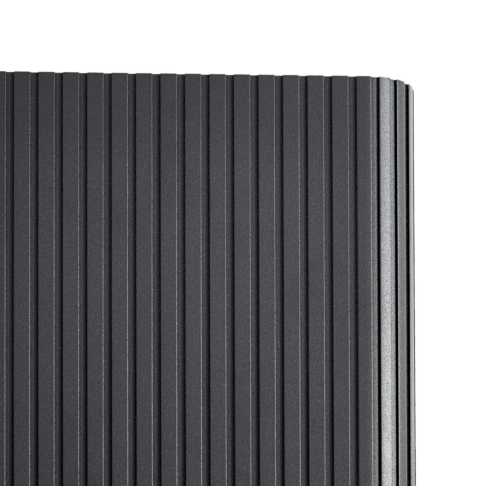 Lucande Raija LED outdoor wall lamp, anthracite, height 40 cm, CCT