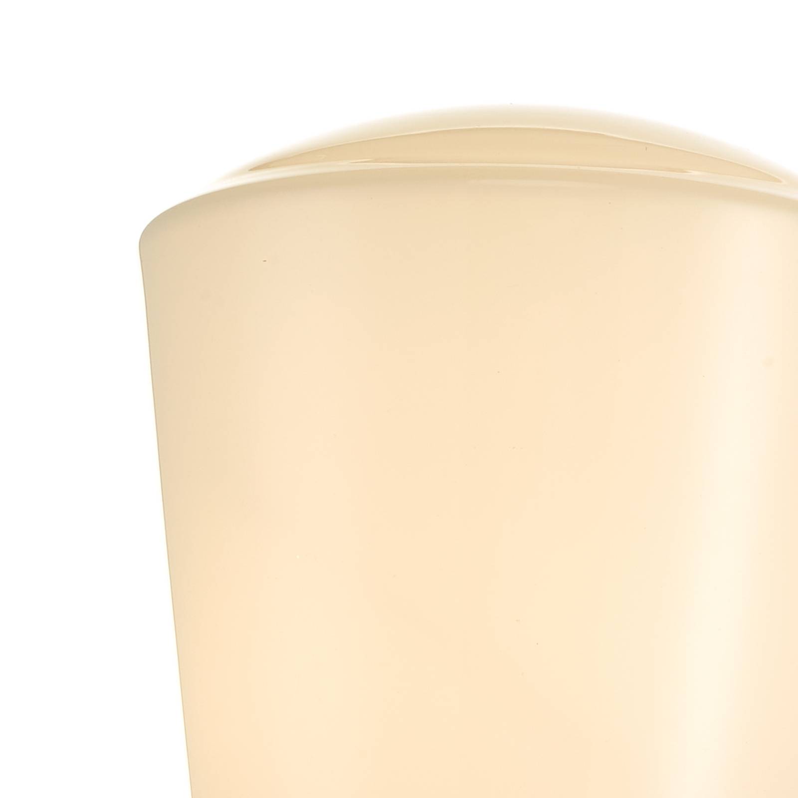 Image of där lighting Applique Caden con paralume in vetro opalino