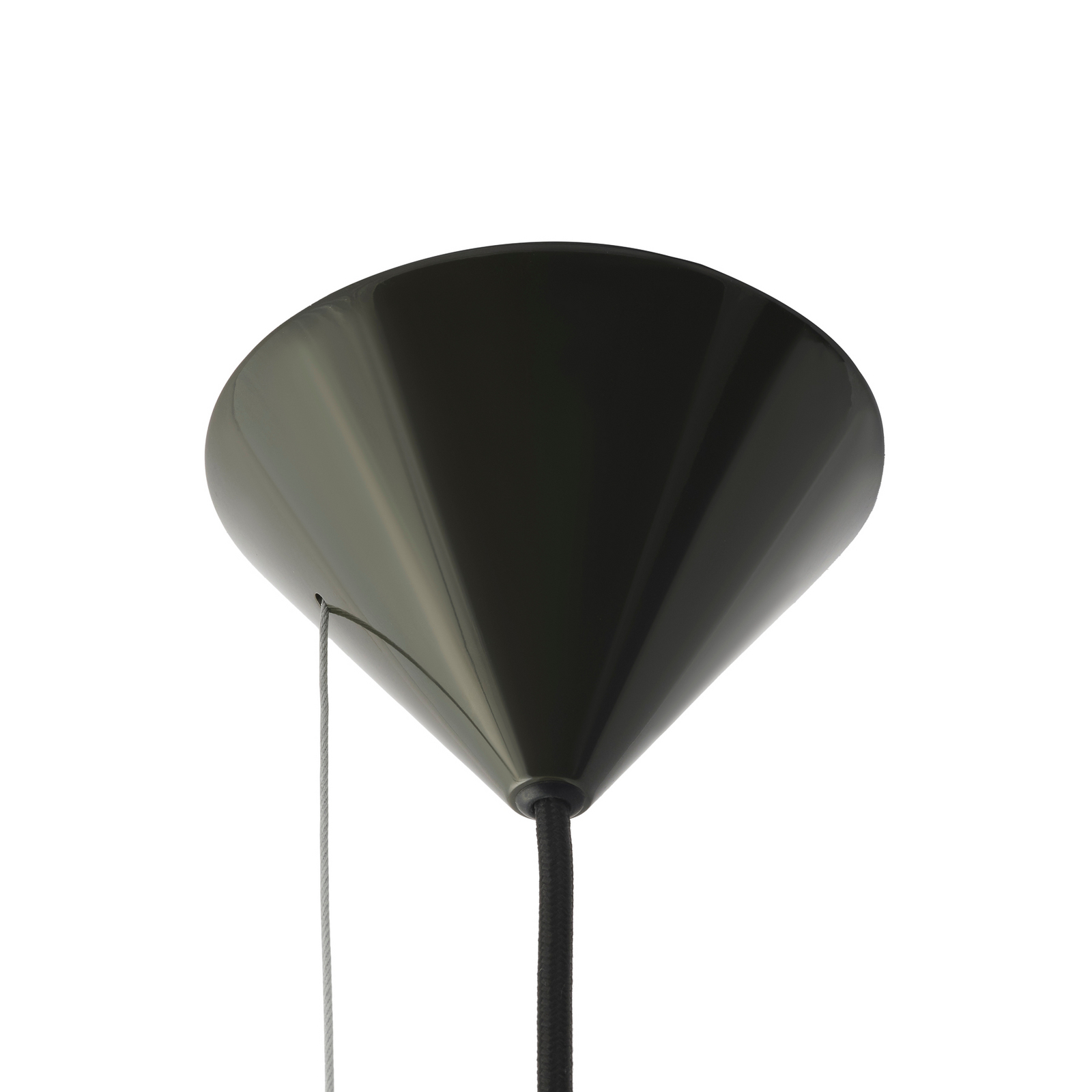 Candeeiro suspenso LED Pose da Tom Dixon, verde, Ø 25 cm, aço regulável Candeeiro suspenso LED Pose da Tom Dixon, verde, Ø 25 cm, aço regulável