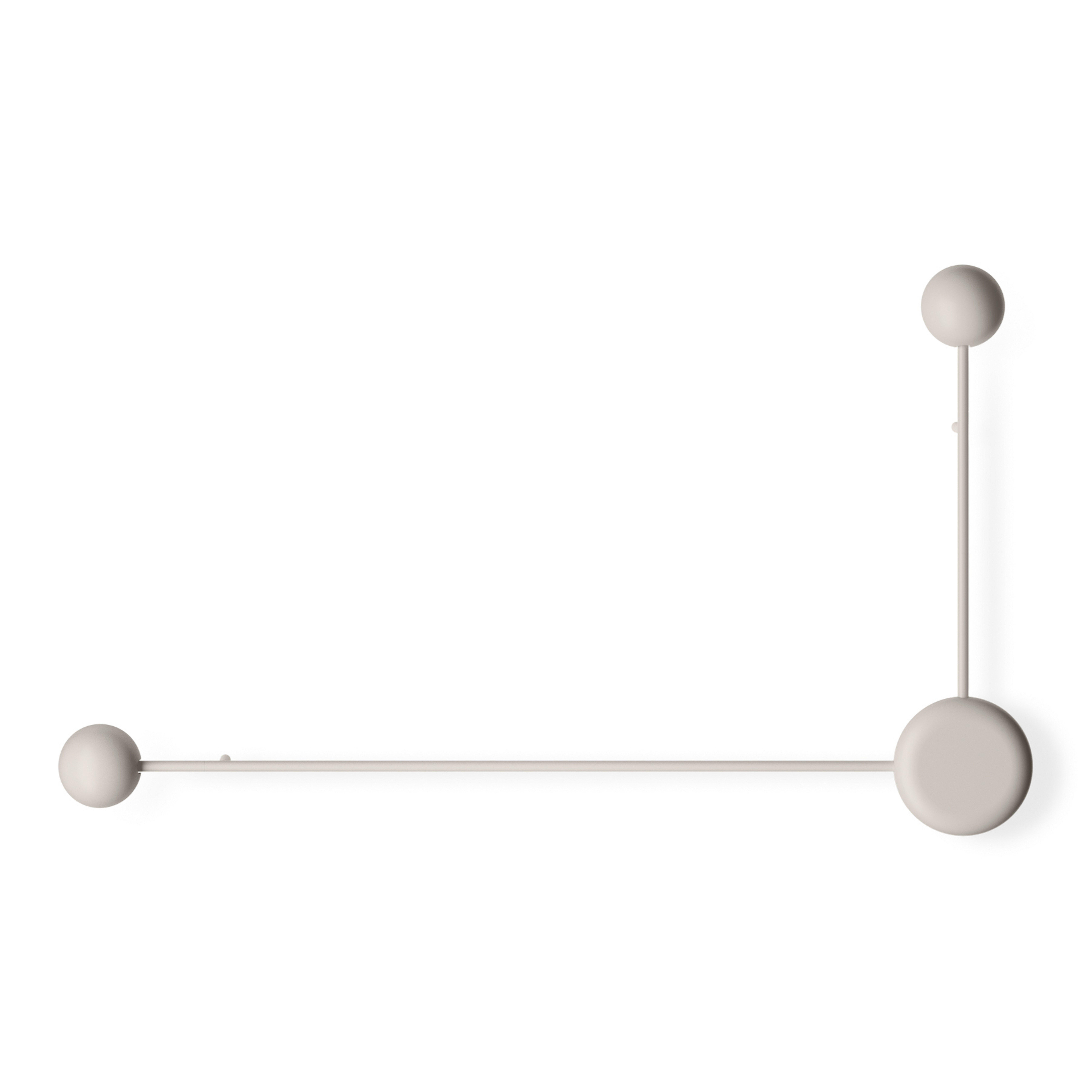 Pin 1694 LED-væglampe, 2 lyskilder, cremefarvet - Vibia