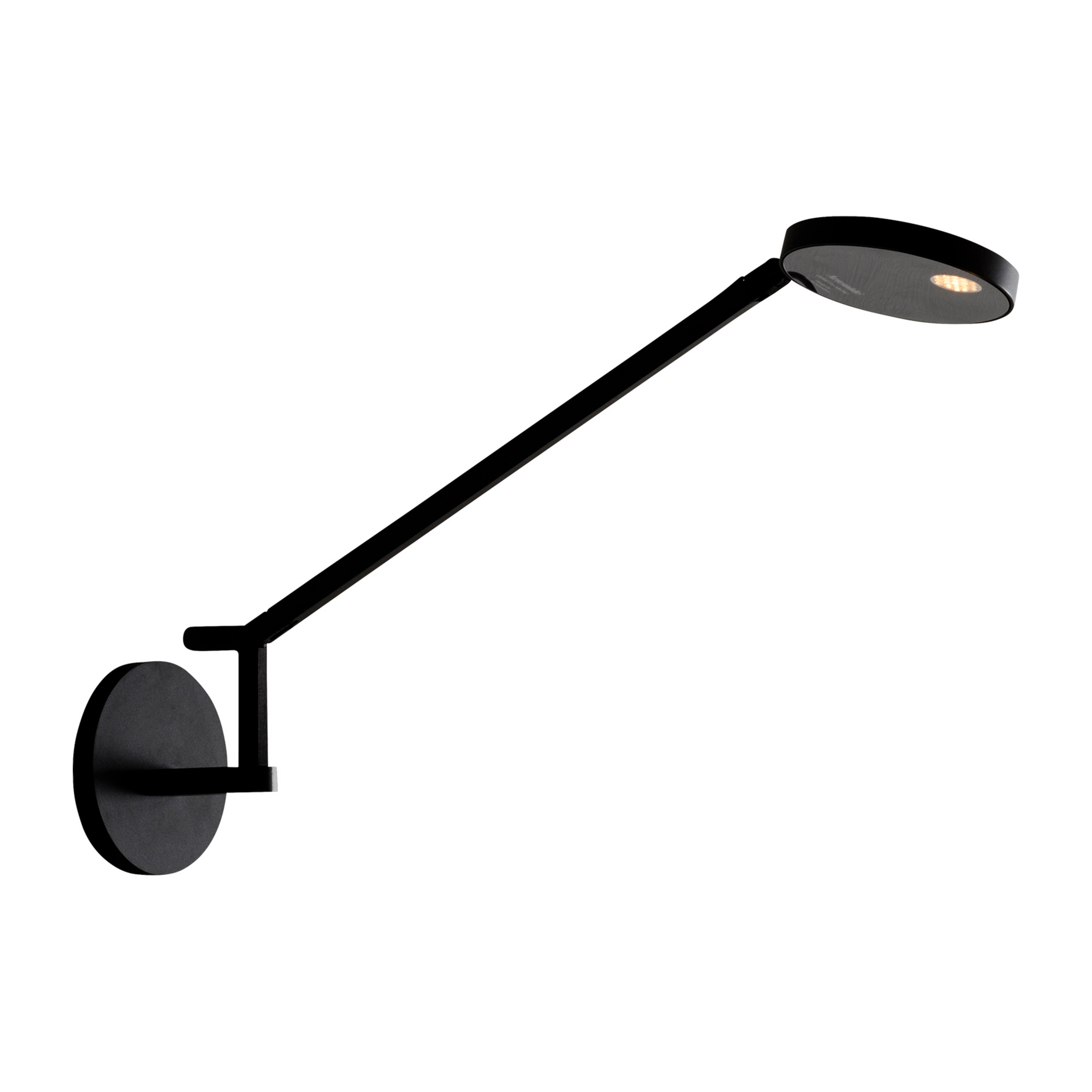 Aplique de pared Demetra Micro 2700 K negra - Artemide