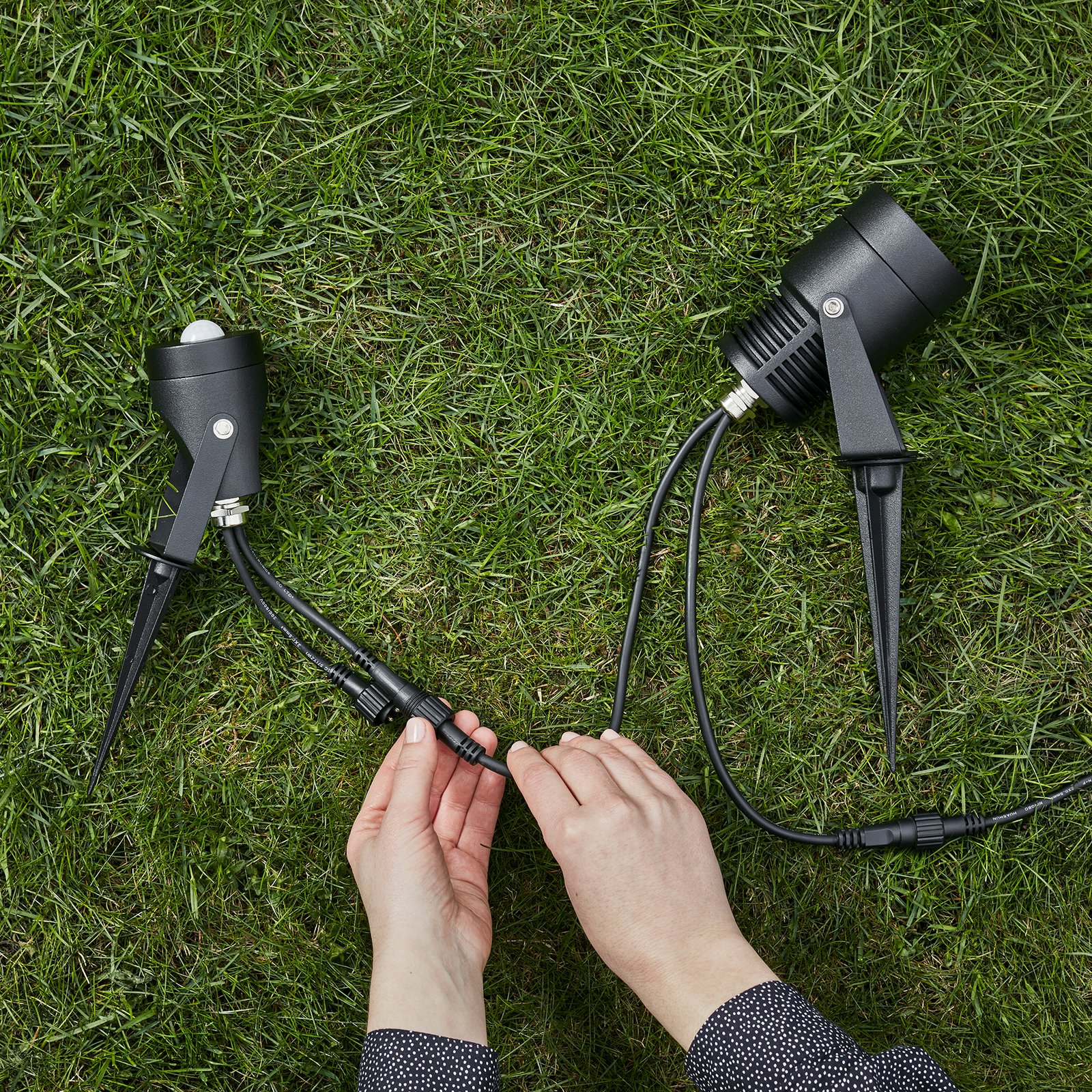 GARDEN 24 Spot Spike 9W Black - Markslöjd