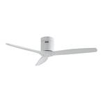 Lucande ventilateur de plafond Vindur, blanc, DC, silencieux, Ø 132 cm