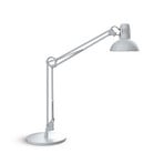 Lámpara de mesa LED MAULstudy, color plateado, 49 cm, E27