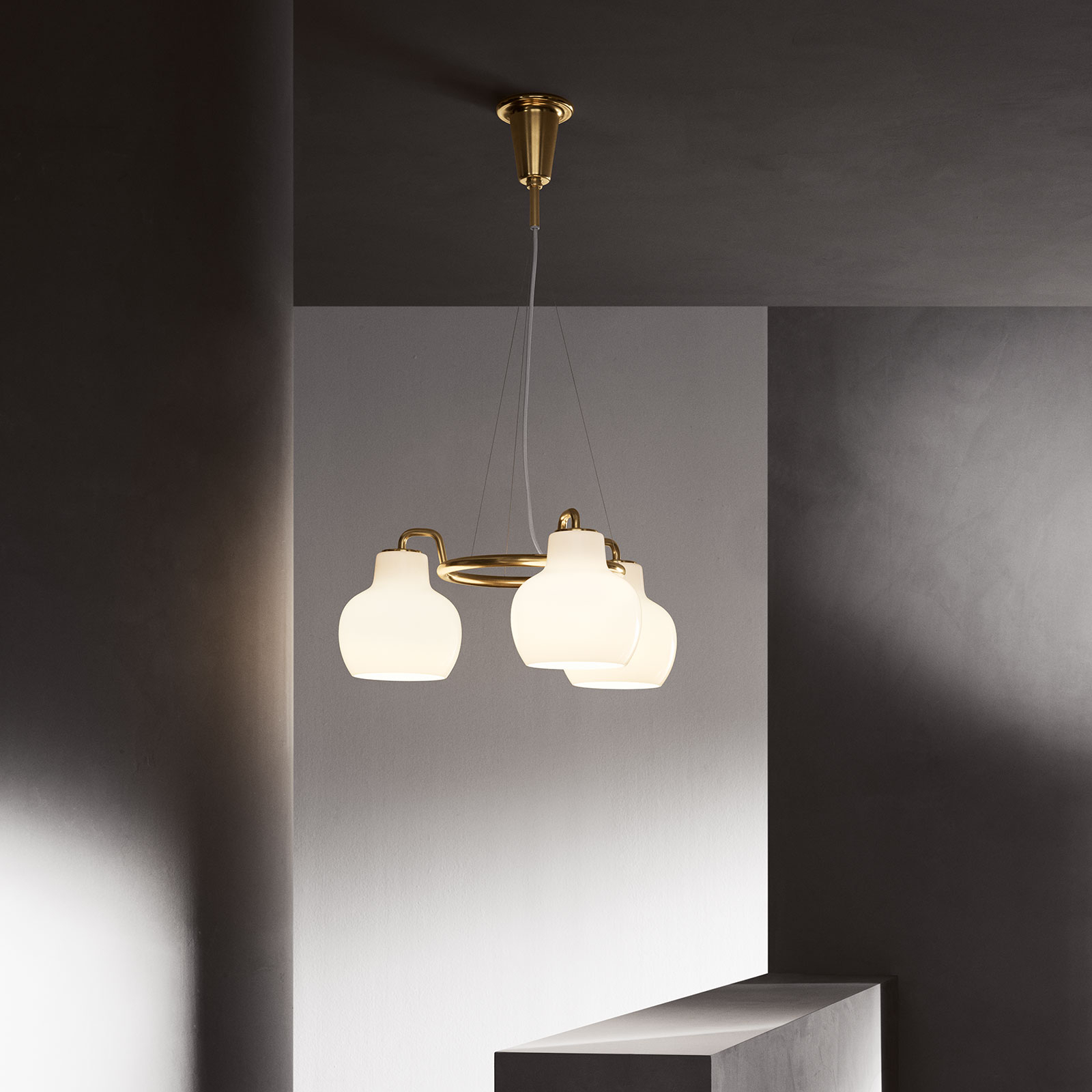 VL Ring Crown 3 Hanglamp Opal - Louis Poulsen