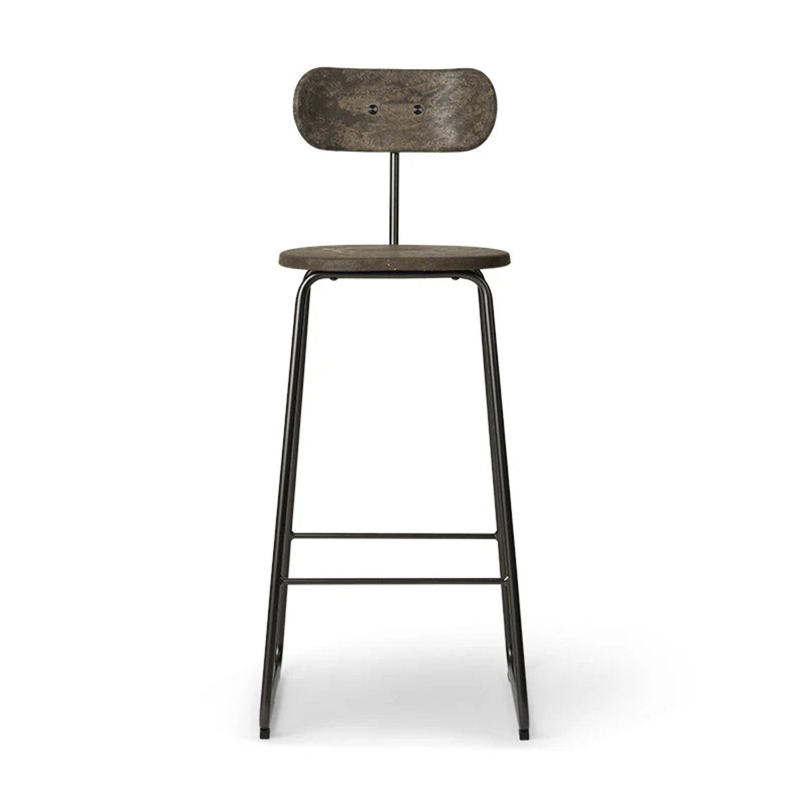 Scaun Earth cu spătar, maro, oțel, înălțime 99 cm - Mater Scaun Earth cu spătar, maro, oțel, înălțime 99 cm - Mater