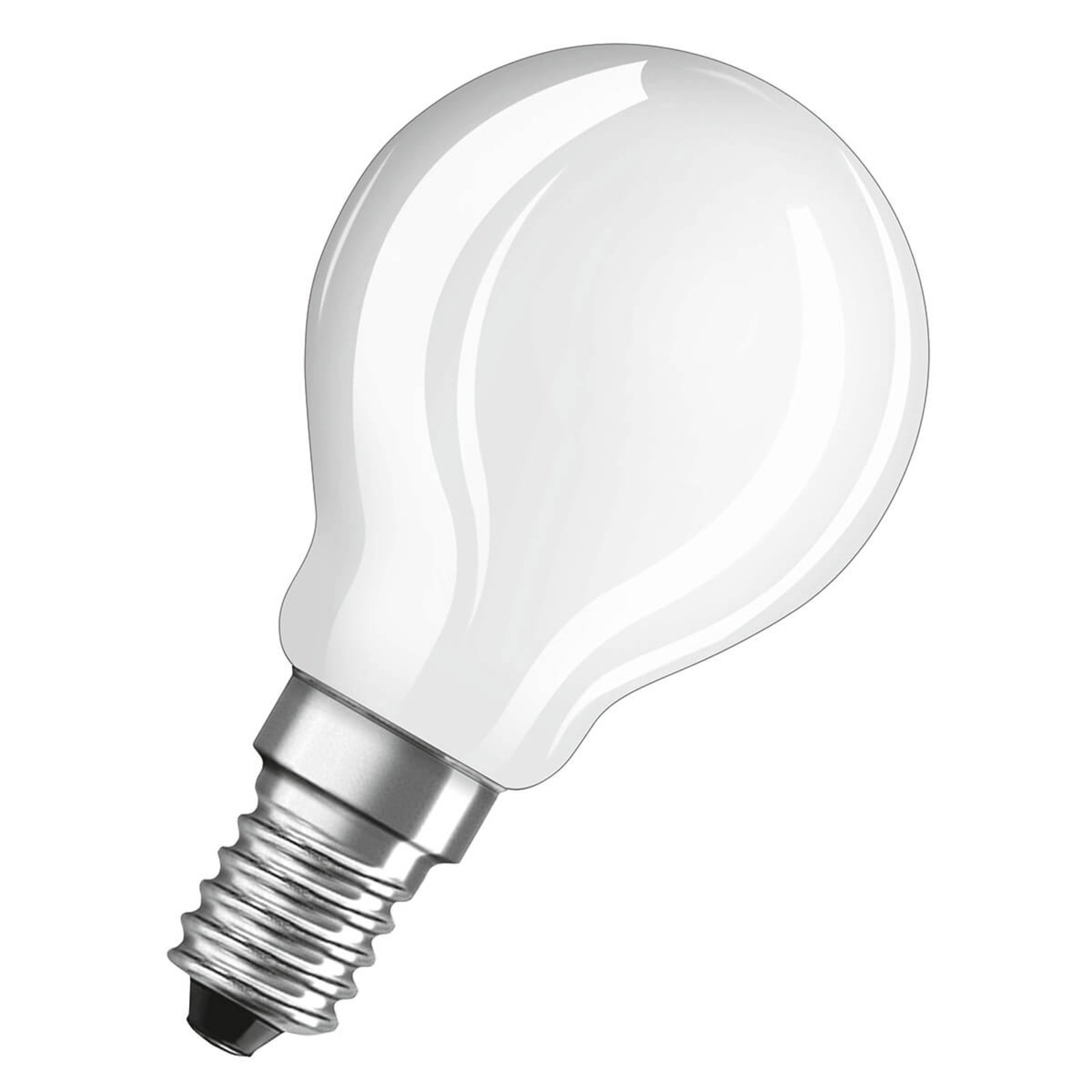 LED lempa E14 4W, šiltai balta, 470 liumenų, 3 vnt