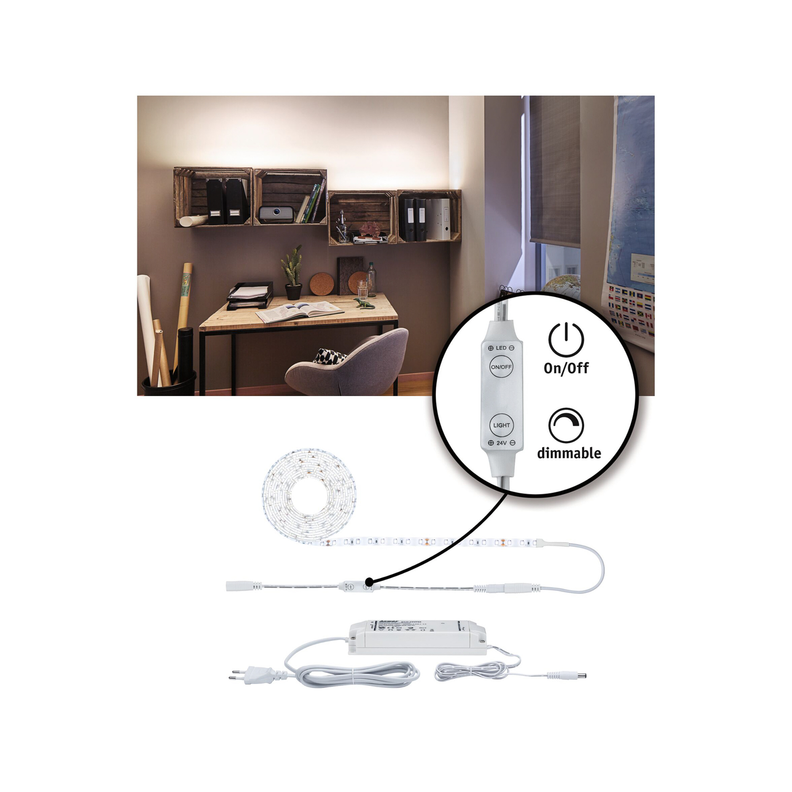 Paulmann LED-Dekoleuchte SimpLED