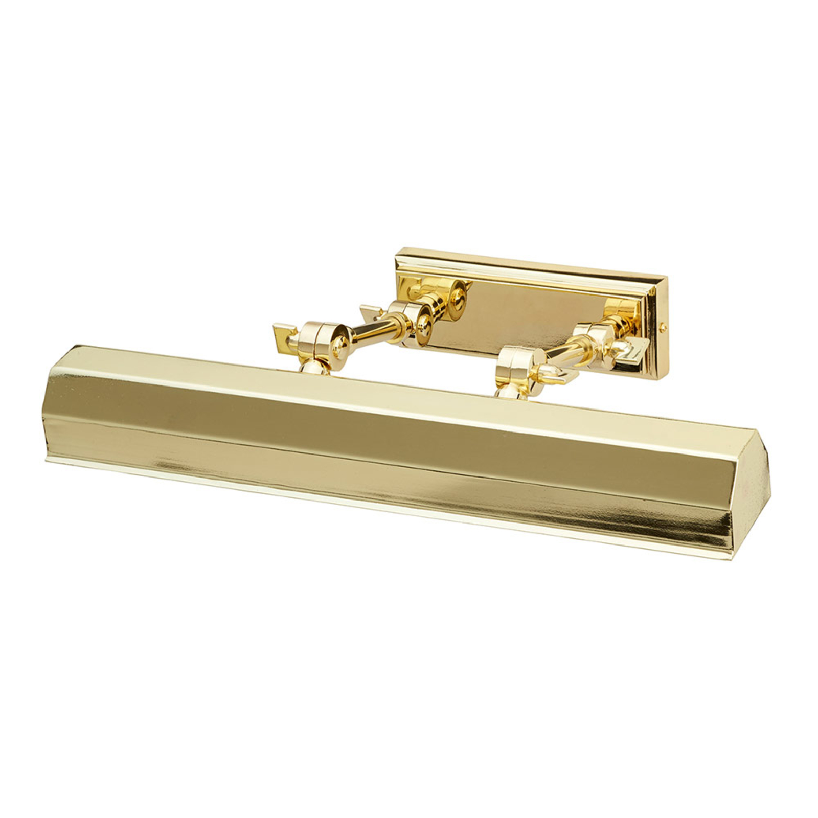 Elstead Chawton picture light, polished brass, 40.2 cm, for Living / Dining Room, metal, E14, 40 W, energy efficiency: A++, W: 40.2 cm, H: 11.9 cm