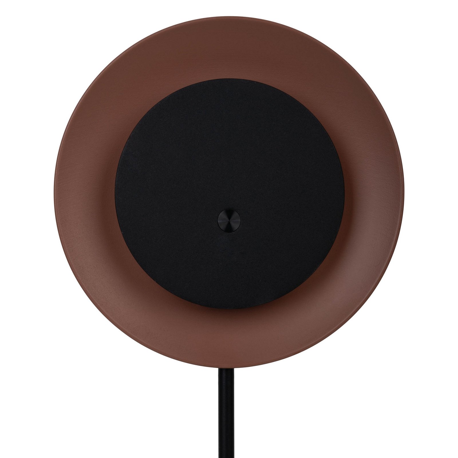 Candeeiro de mesa LED recarregável Solan, preto/castanho, solar, IP54 Candeeiro de mesa LED recarregável Solan, preto/castanho, solar, IP54