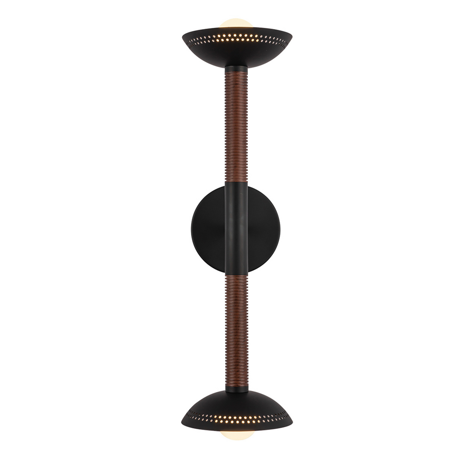 Kinkiet LED Arden, czarny matowy, wysokość 57 cm, 2-punktowa, metalowy, Kinkiet LED Arden, czarny matowy, wysokość 57 cm, 2-punktowa, metalowy,