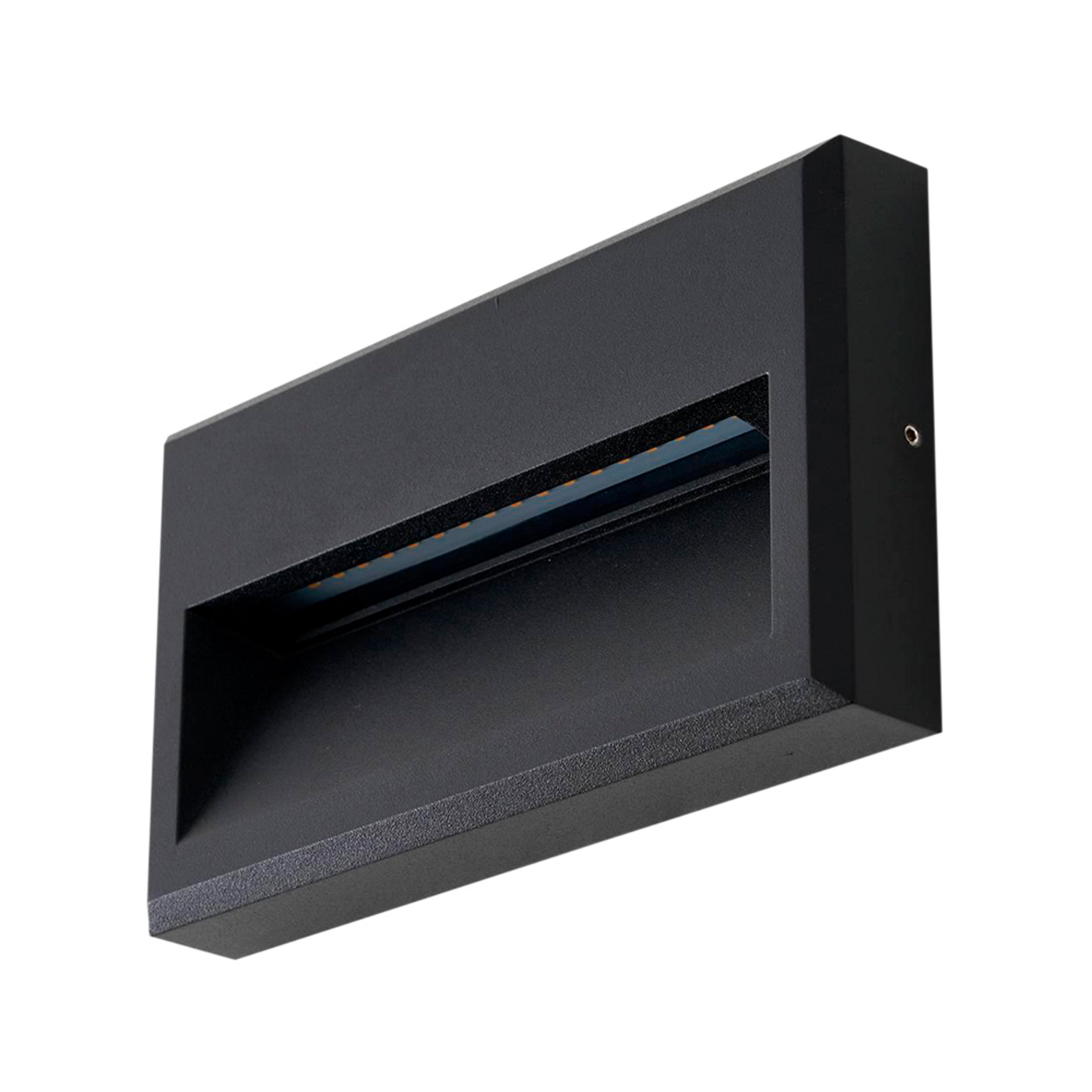 Weno LED Outdoor Wall Lamp Black - Lucande