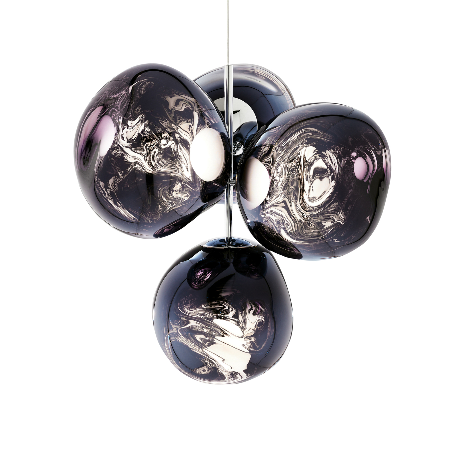 Tom Dixon Melt Small závesné svietidlo 4pl. dymová