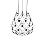 Mesh Pendelleuchte Ø55XH55 1m Phase Black  - Luceplan