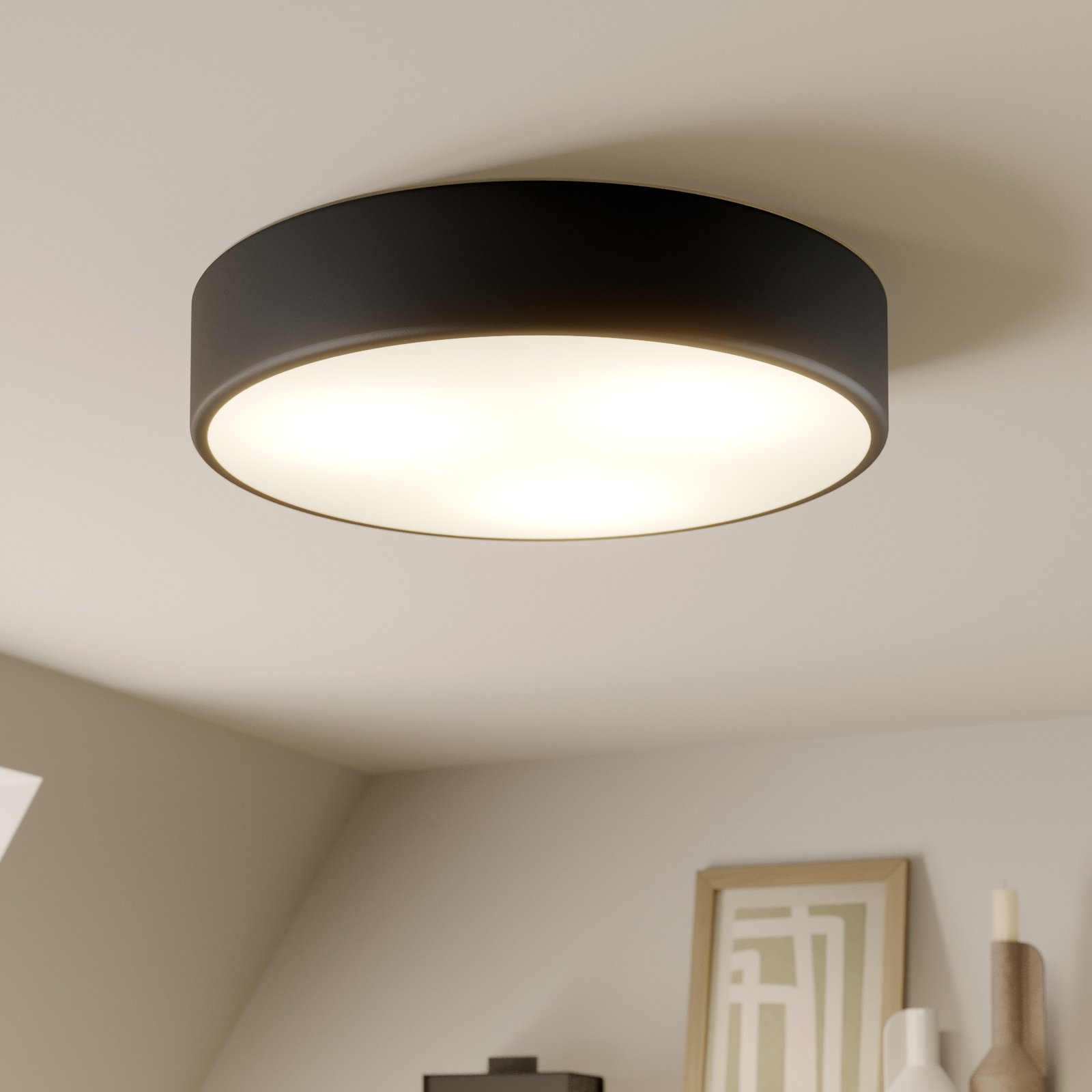 Cleo ceiling light, Ø 40 cm, black
